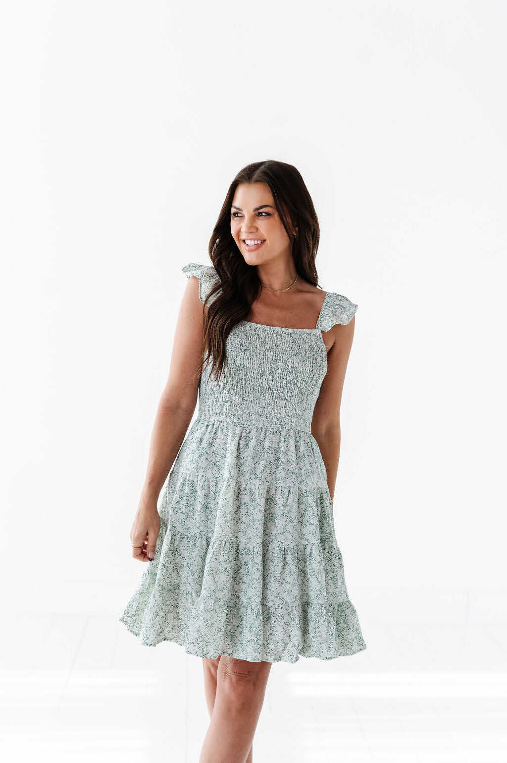 Quincy Ruffle Strap Dress - Size 1X and 2X Left