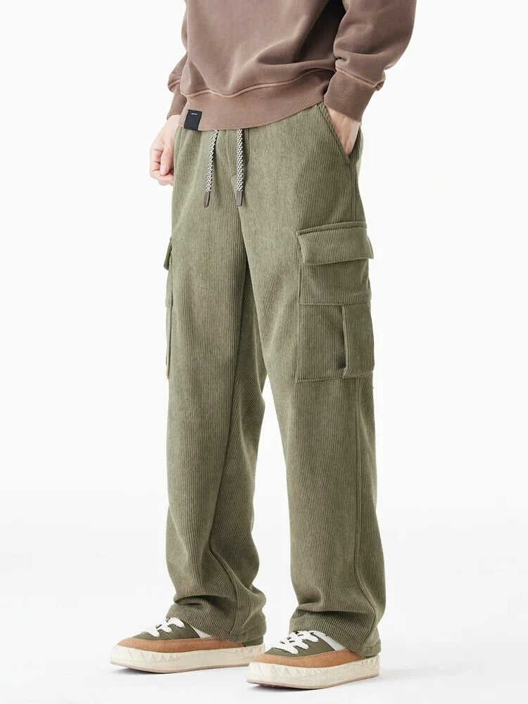 FLEECE LINED CARGO PANTS