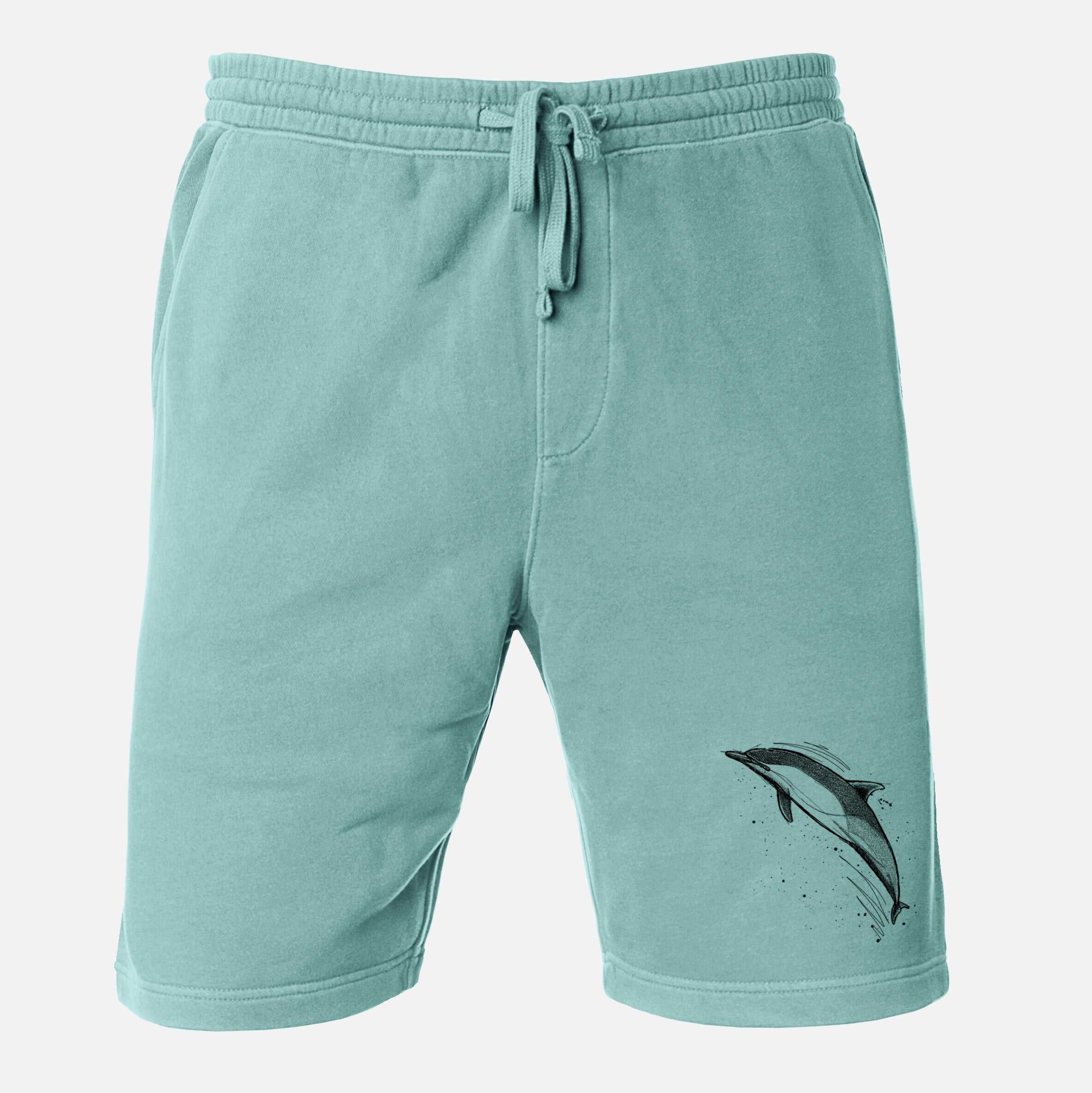 Short-Beaked Common Dolphin - Delphinus delphis - Unisex Pigment Dyed Shorts