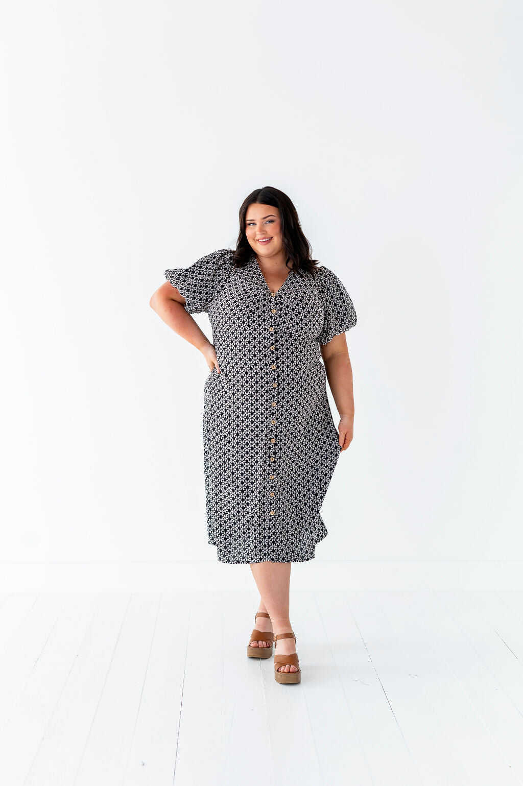 Wanda Vintage Dress - Size XL & 4XL Left