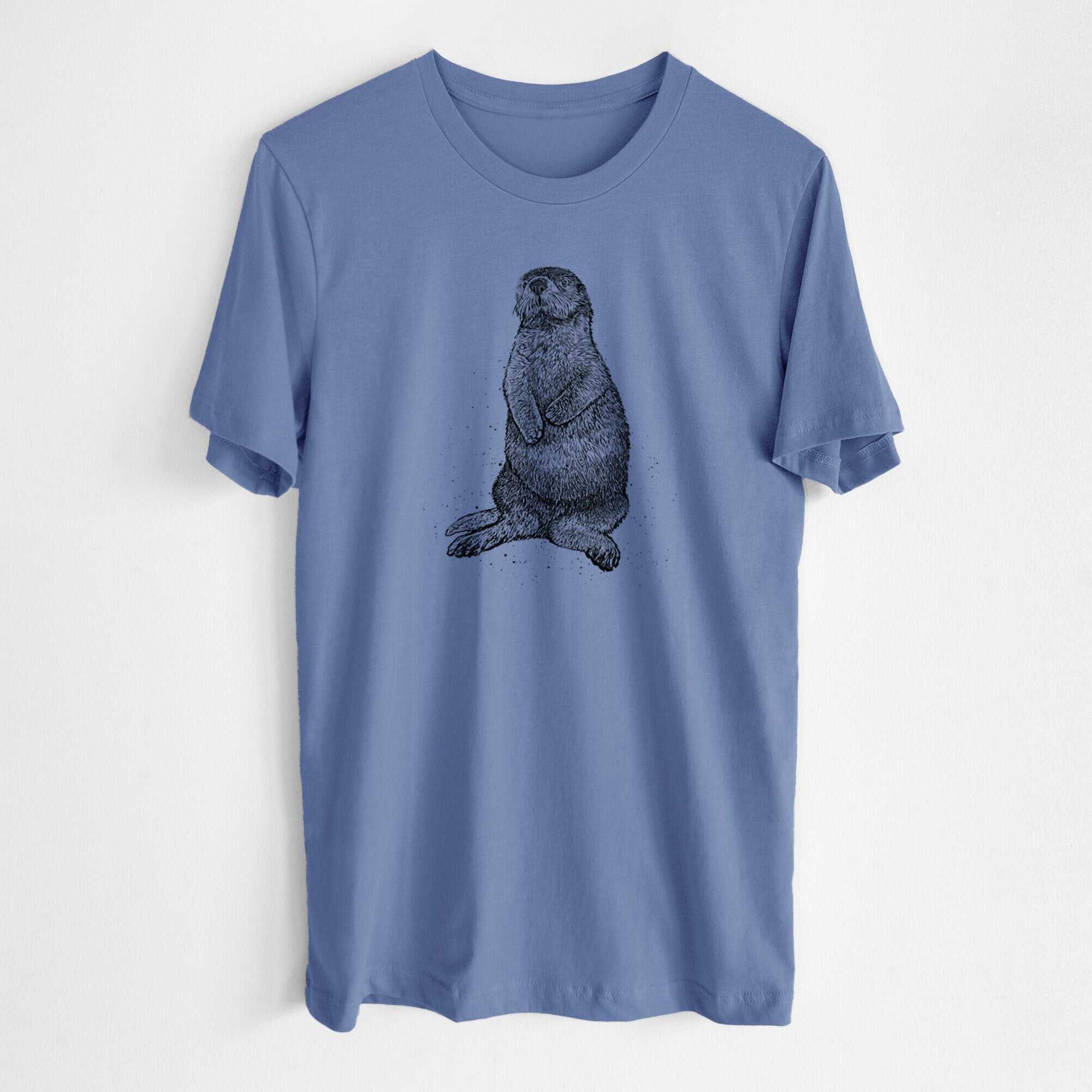 Enhydra lutris - California Sea Otter - Lightweight 100% Cotton Unisex Crewneck