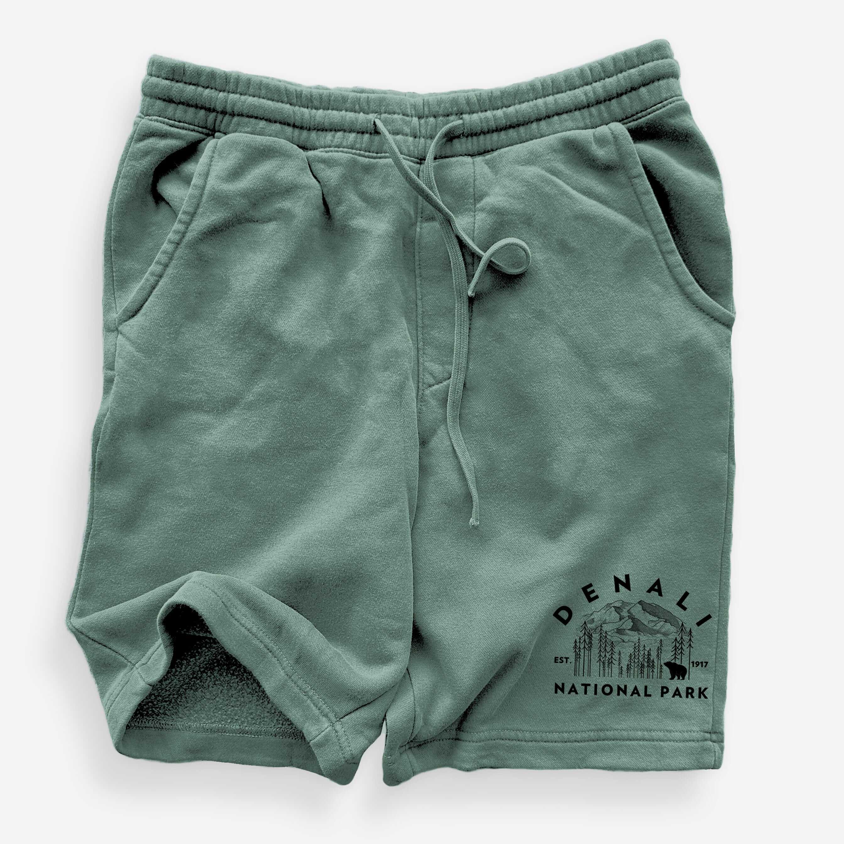 Denali National Park - Unisex Pigment Dyed Shorts