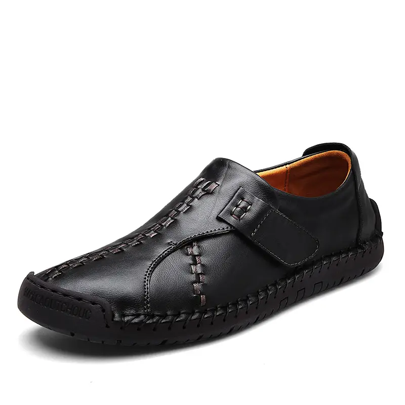 Men's Comfy Lightweight Hand Stitching Leather Shoes