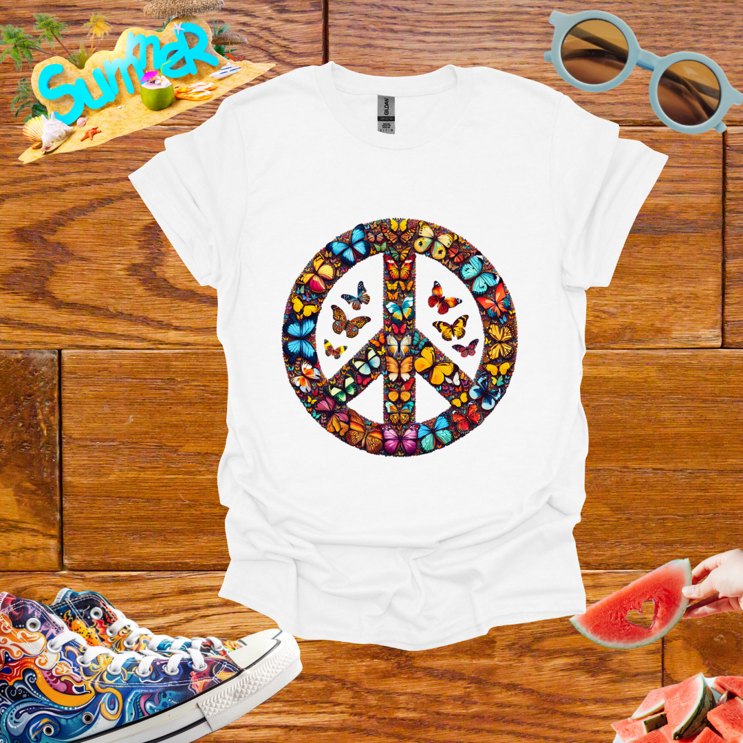 ZCKBDButterfly Peace T-Shirt