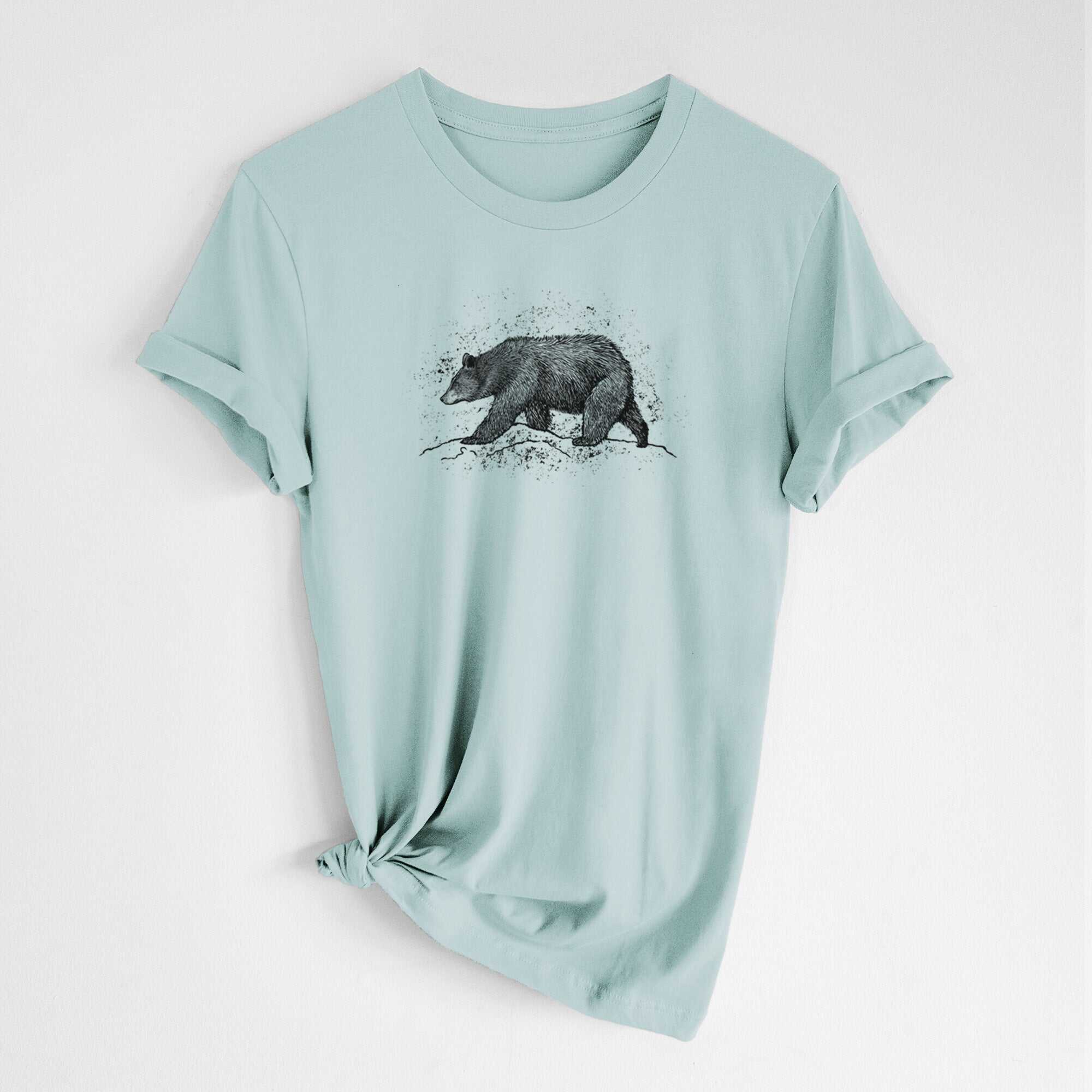 Black Bear - Lightweight 100% Cotton Unisex Crewneck