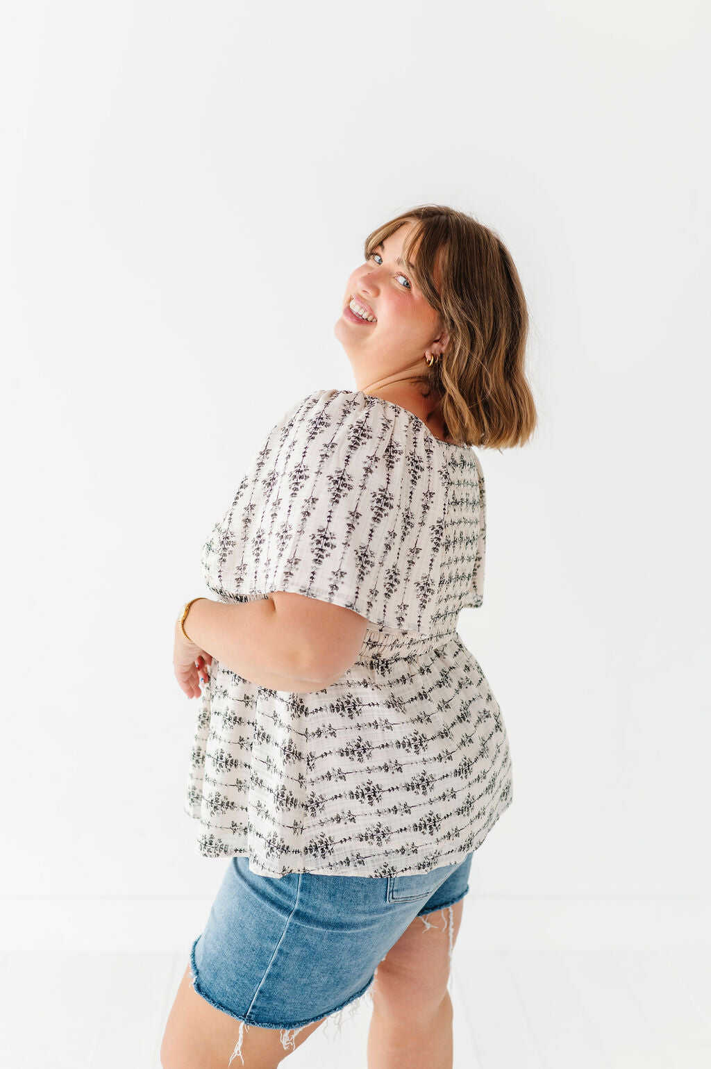 Vanessa Smocked Top