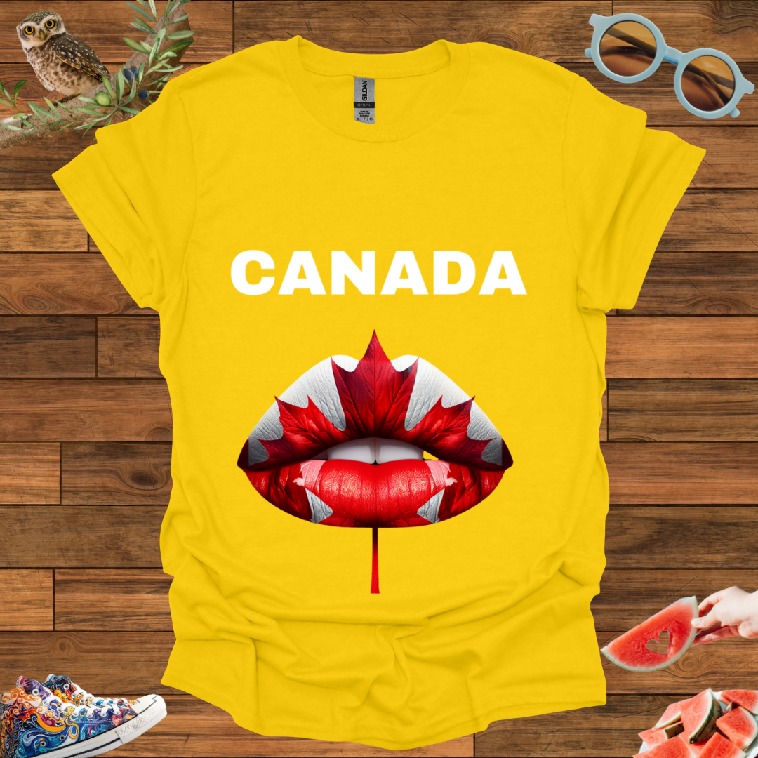 ZCKBDCanada lip T-Shirt