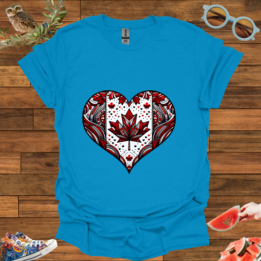 ZCKBDCanada Heart T-Shirt