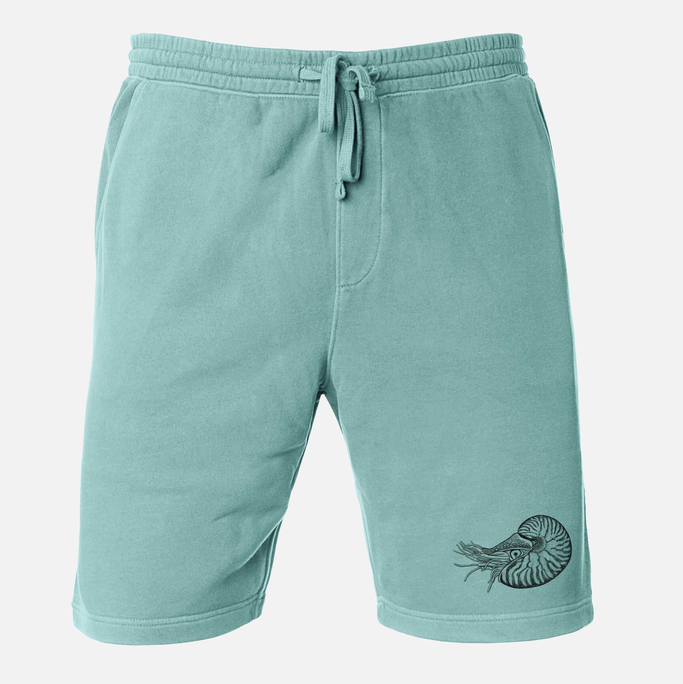 Palau Nautilus - Nautilus belauensis - Unisex Pigment Dyed Shorts