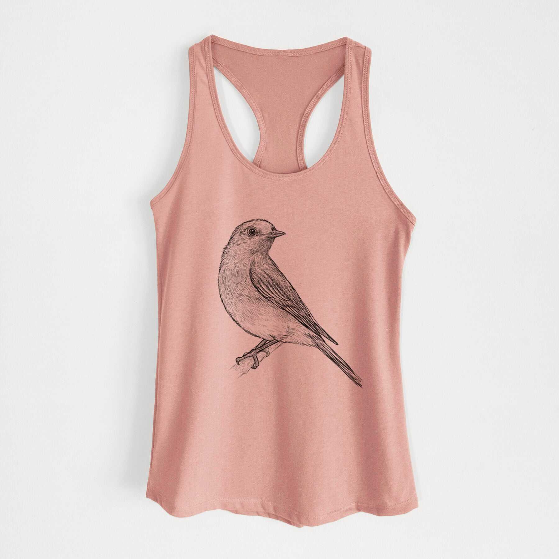 Eastern Bluebird - Sialia sialis - Women's Racerback Tanktop