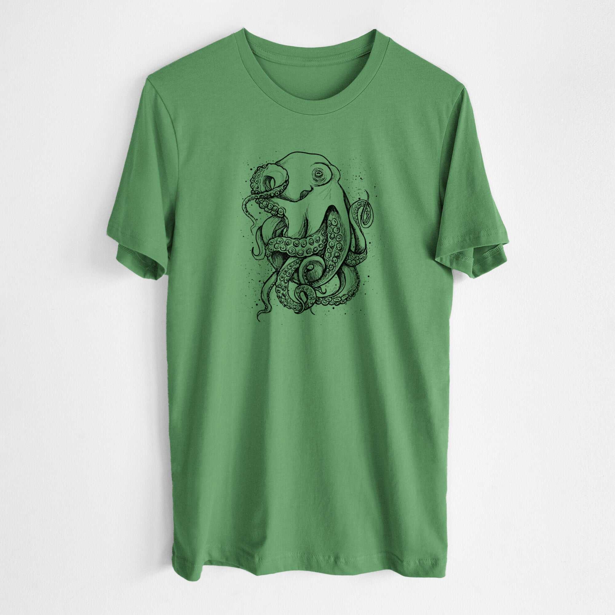Octopus Vulgaris - Common Octopus - Lightweight 100% Cotton Unisex Crewneck