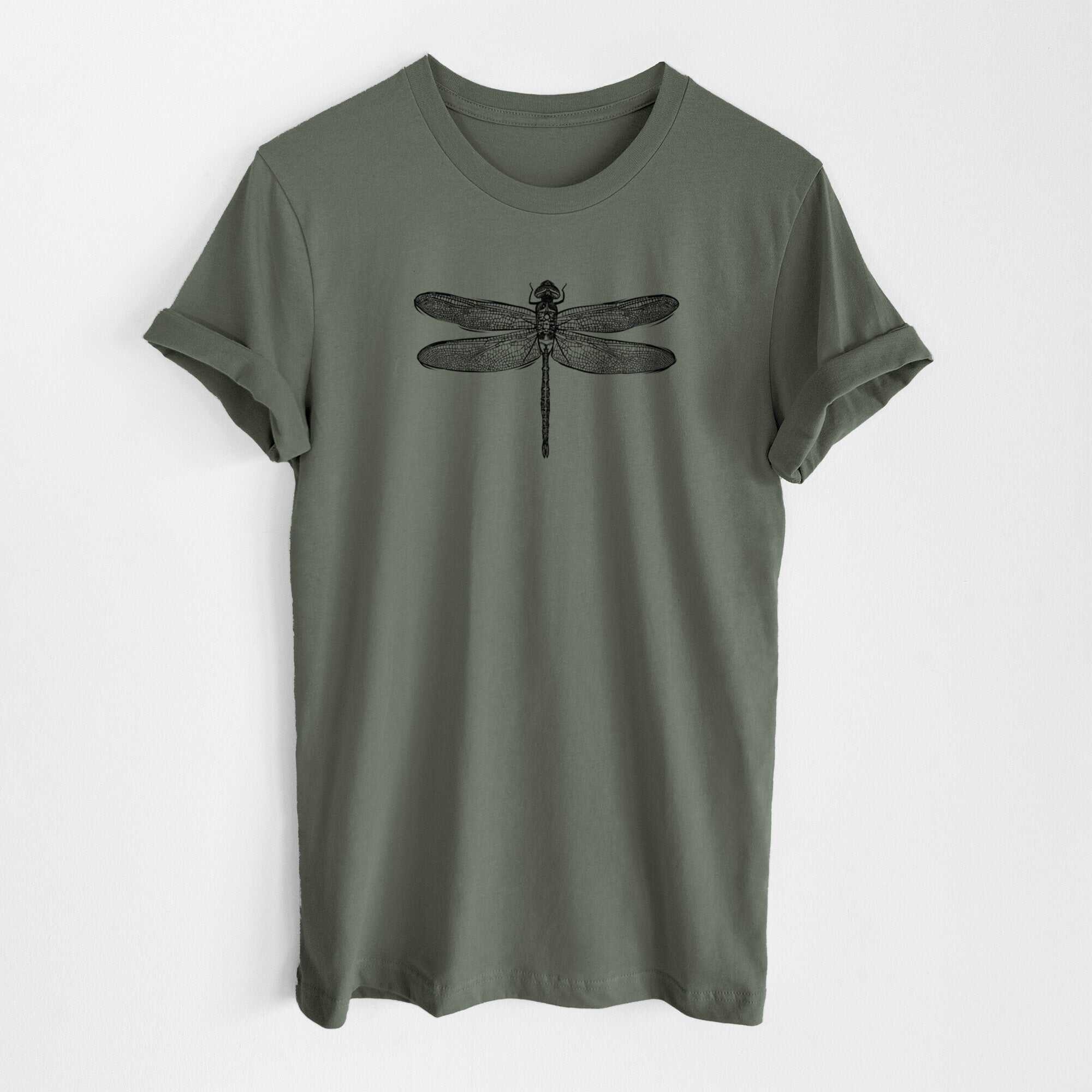 Anax Junius - Green Darner Dragonfly - Lightweight 100% Cotton Unisex Crewneck