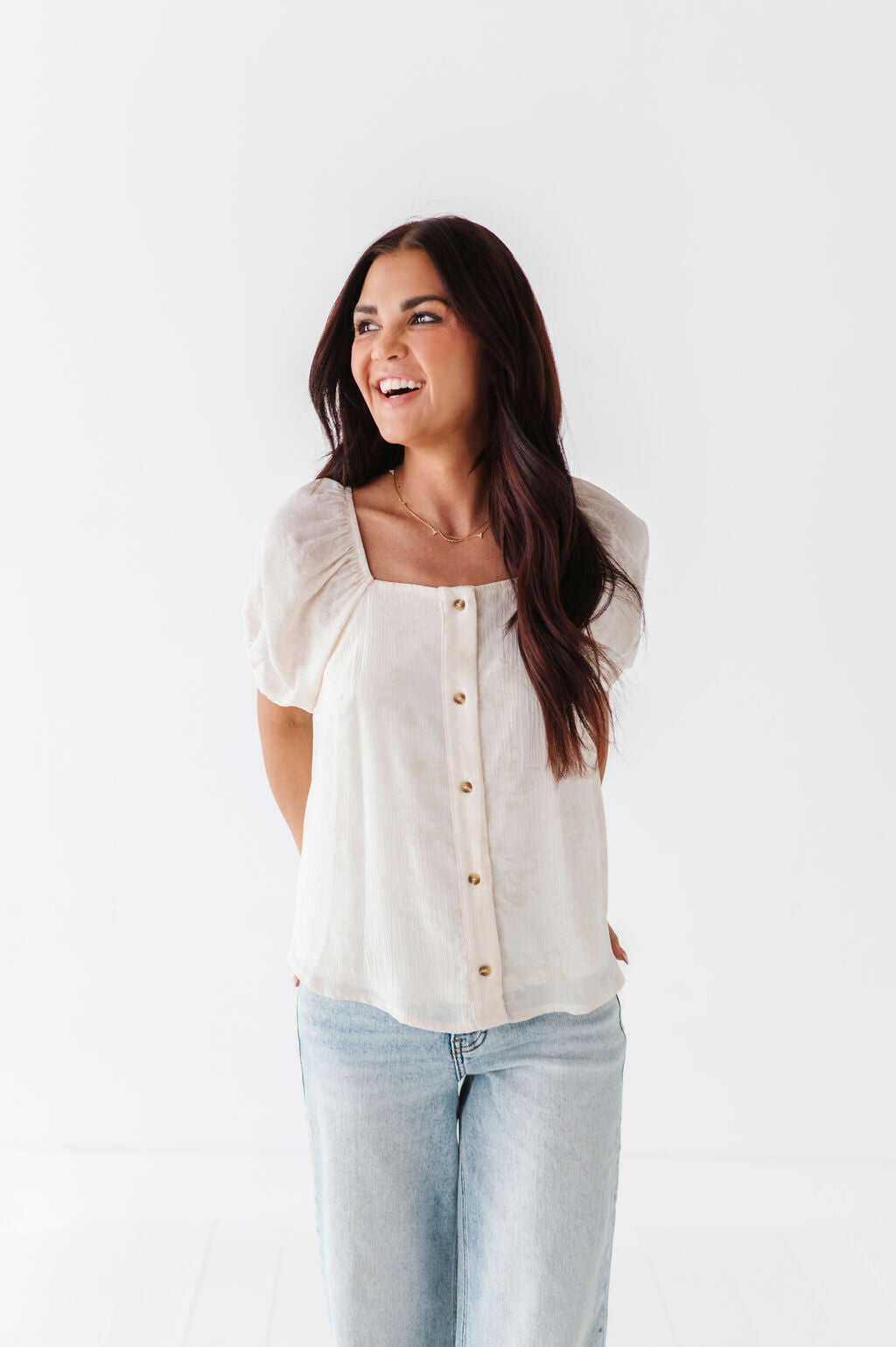 Nora Button Up - Size 3XL Left