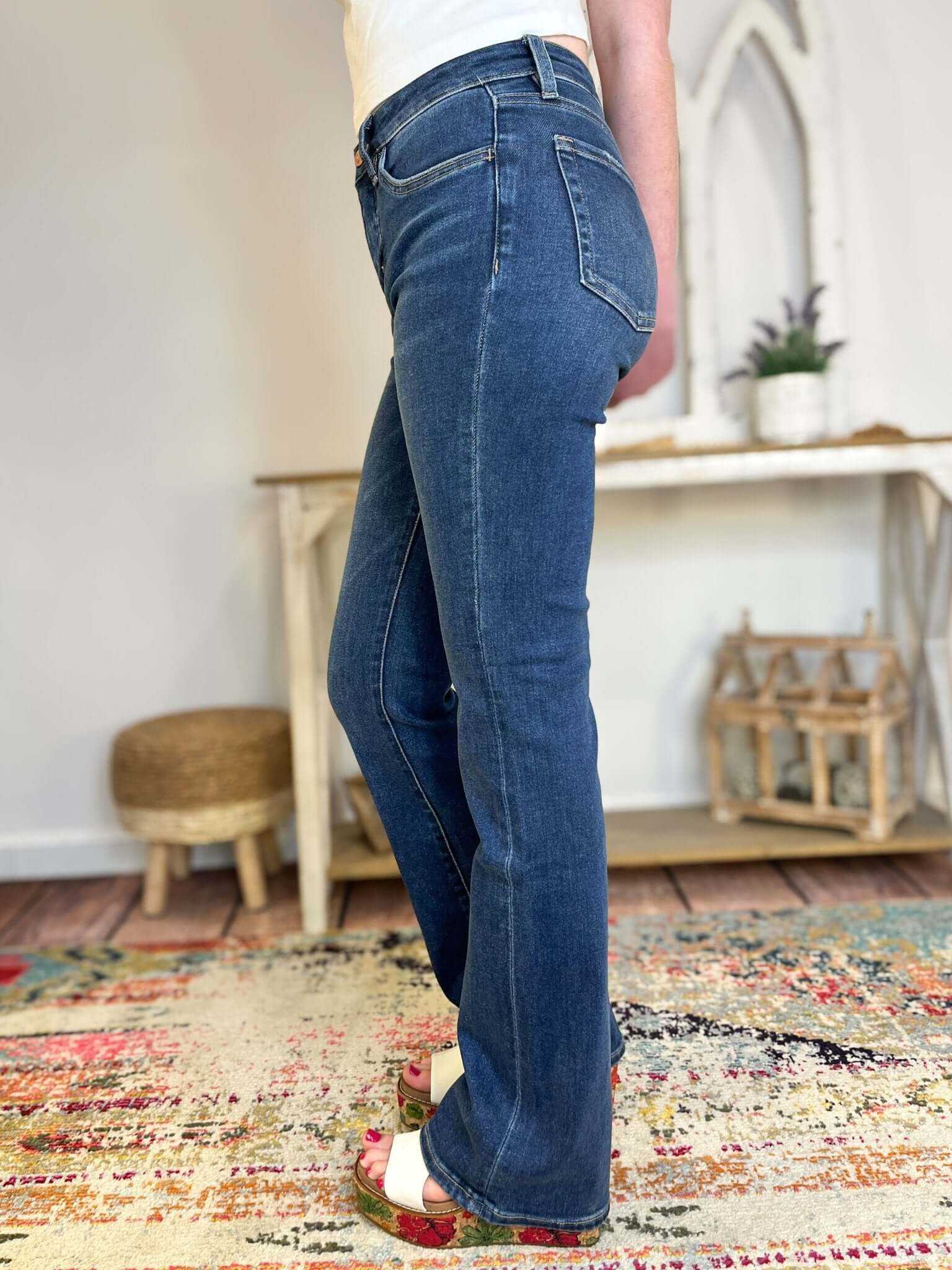 Lovervet by Vervet Effective Tummy Control Bootcut Jeans