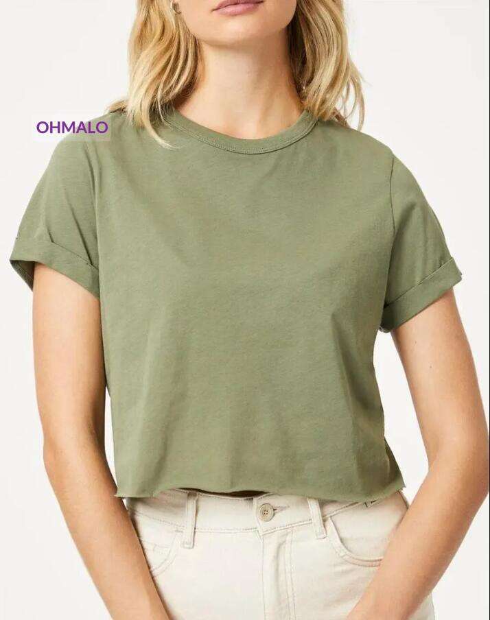 Casual Cropped T-Shirt