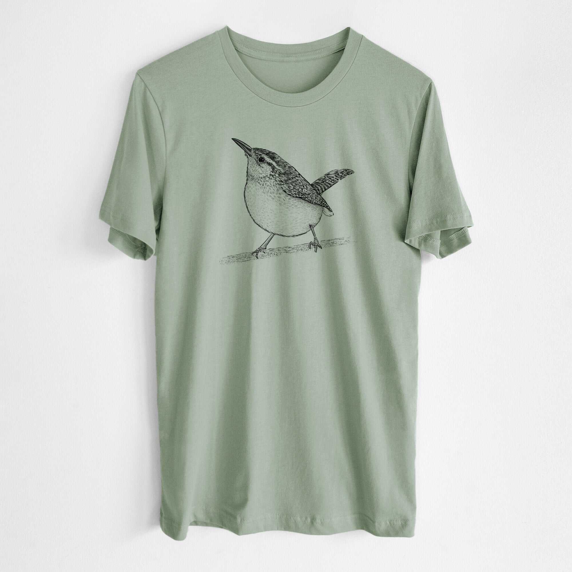 Carolina Wren - Thryothorus ludovicianus - Lightweight 100% Cotton Unisex Crewneck