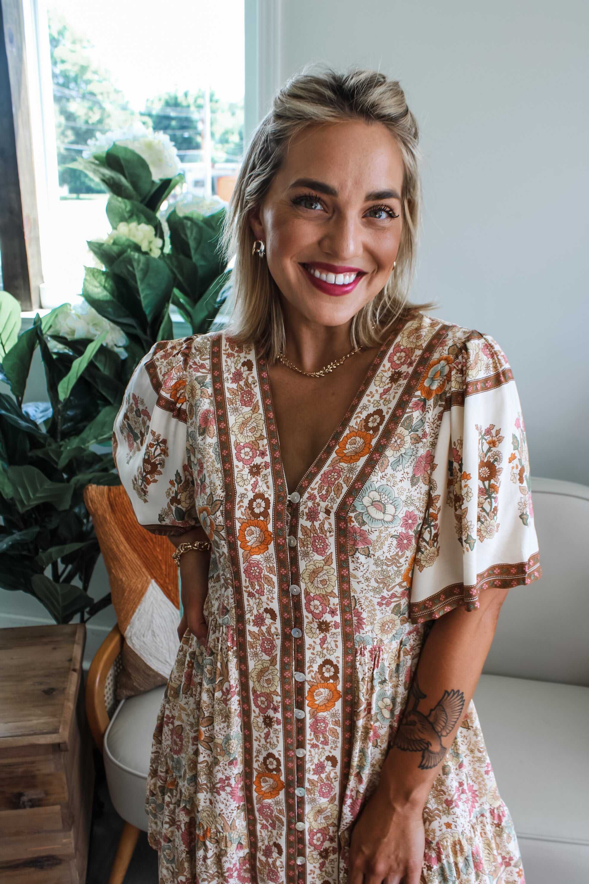 Dress The Part • Cream Floral