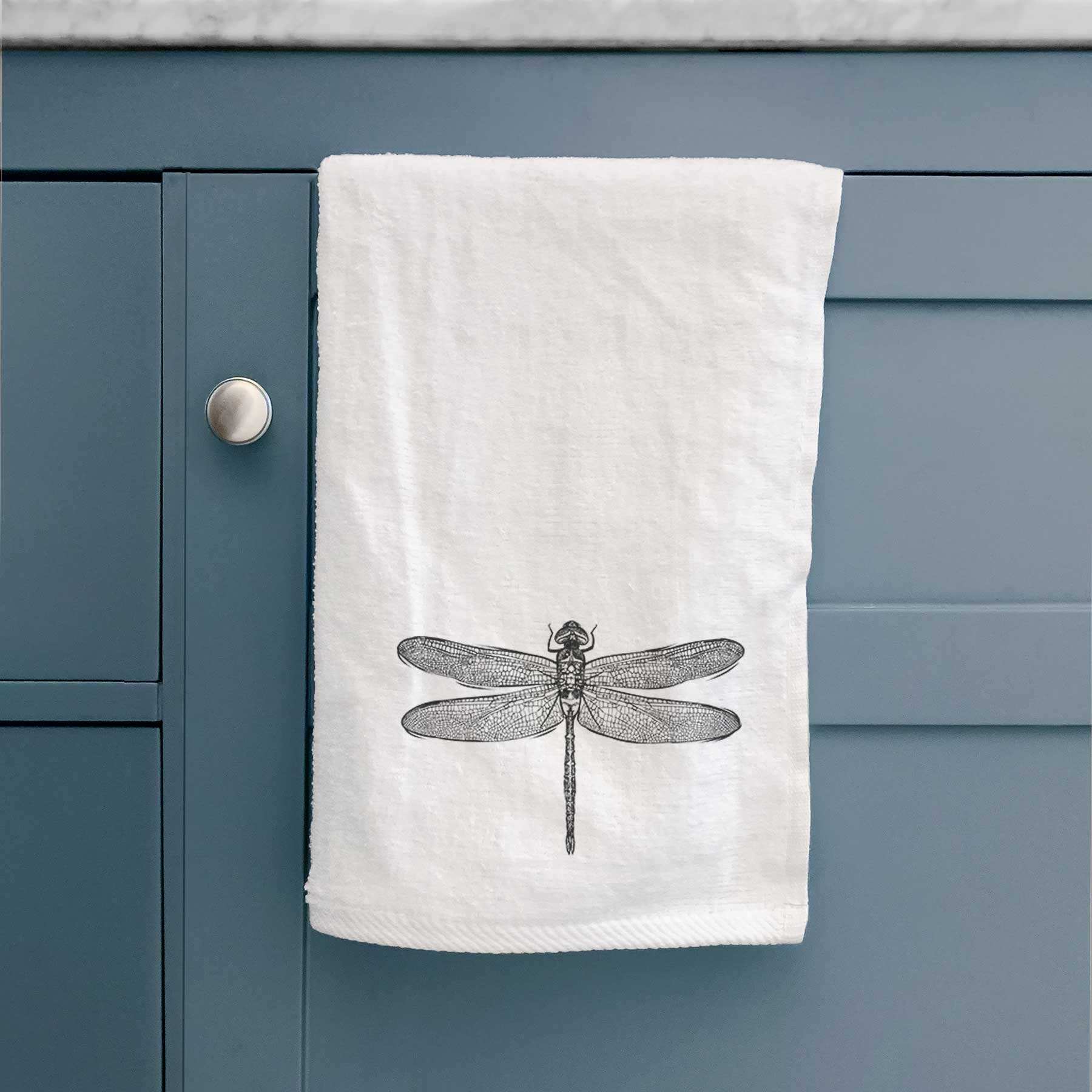 Green Darner Dragonfly Premium Decorative Hand Towel