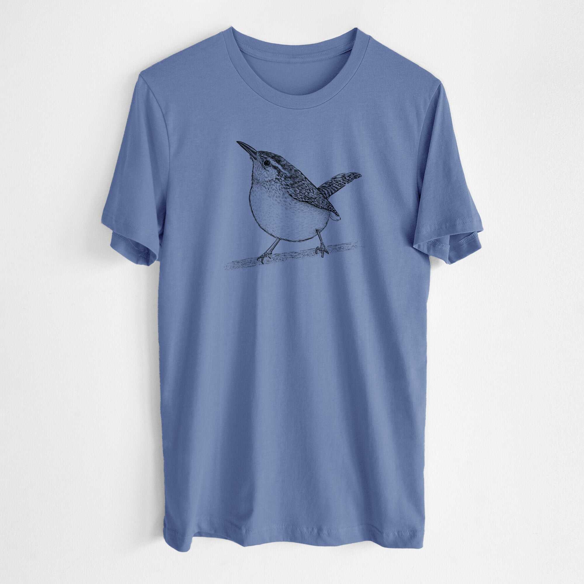 Carolina Wren - Thryothorus ludovicianus - Lightweight 100% Cotton Unisex Crewneck
