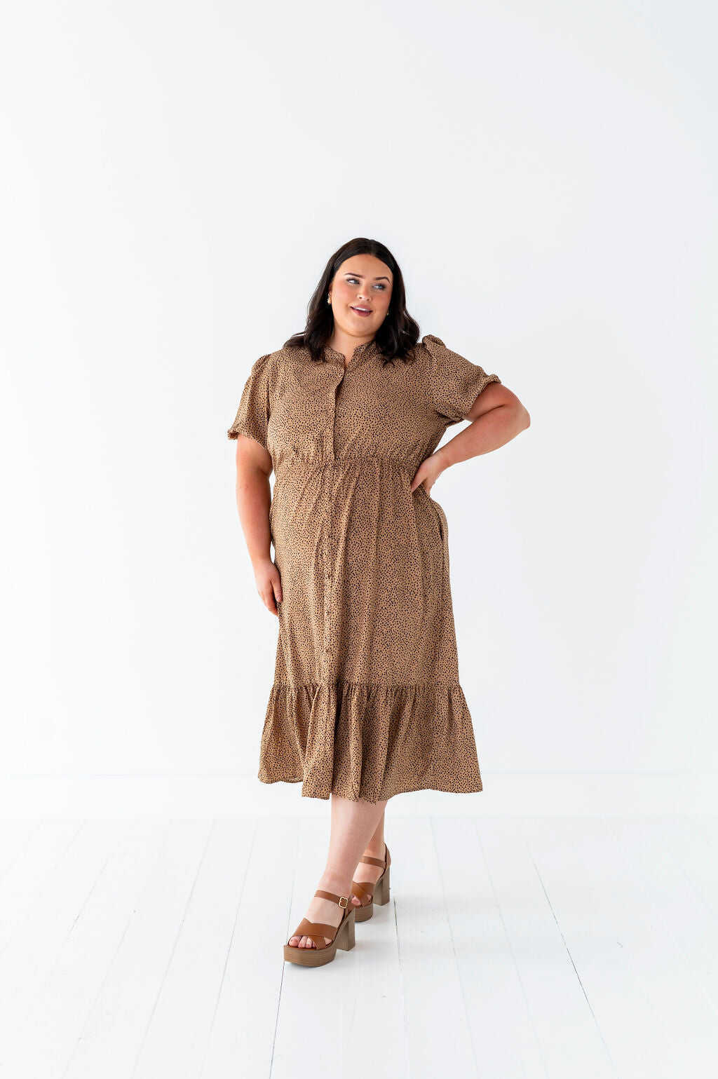 Giselle Button Down Dress  - Size 1X & 3X Left