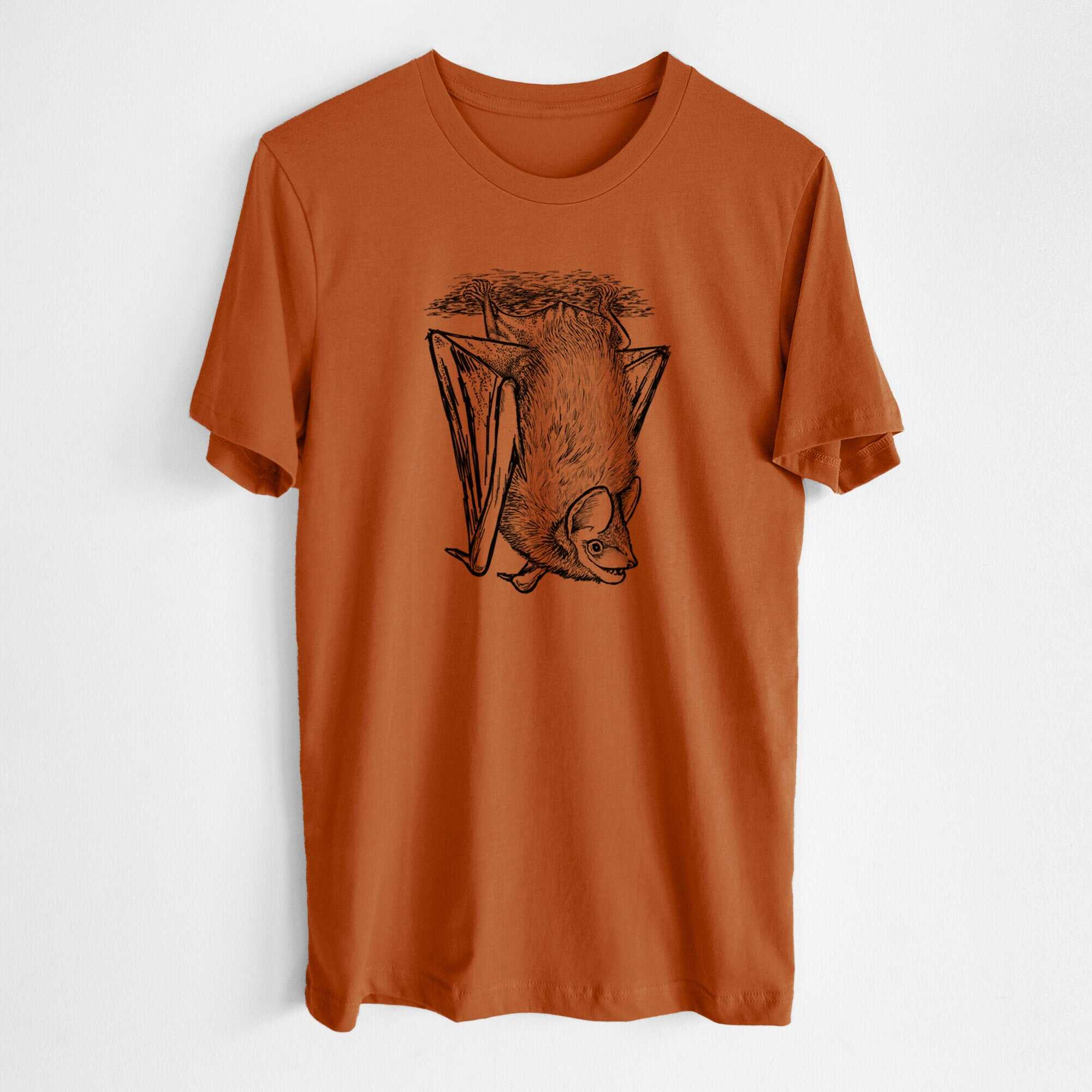 Eptesicus fuscus - Big Brown Bat - Lightweight 100% Cotton Unisex Crewneck