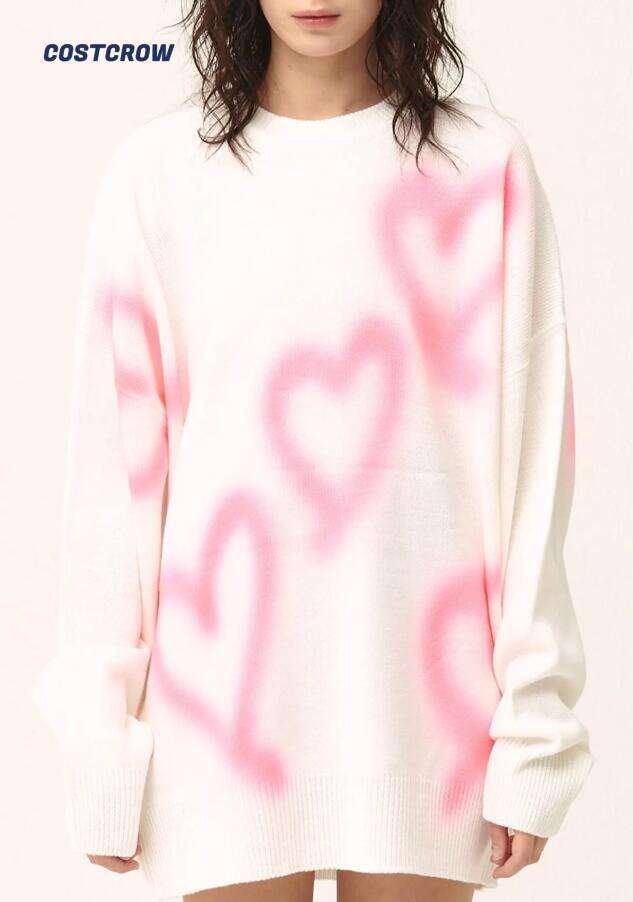 Raya Heart Printed SweaterDress