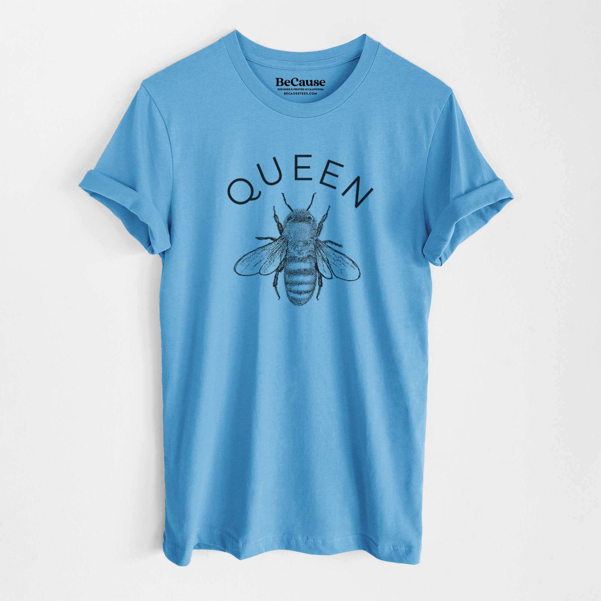 Queen Bee - Lightweight 100% Cotton Unisex Crewneck
