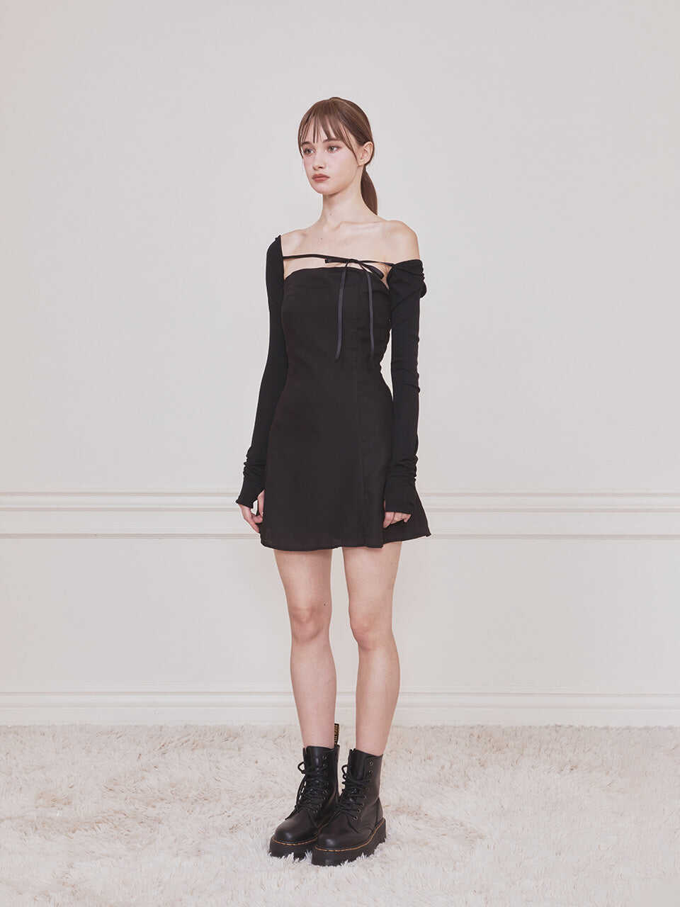 Fay Bolero Dress BLACK