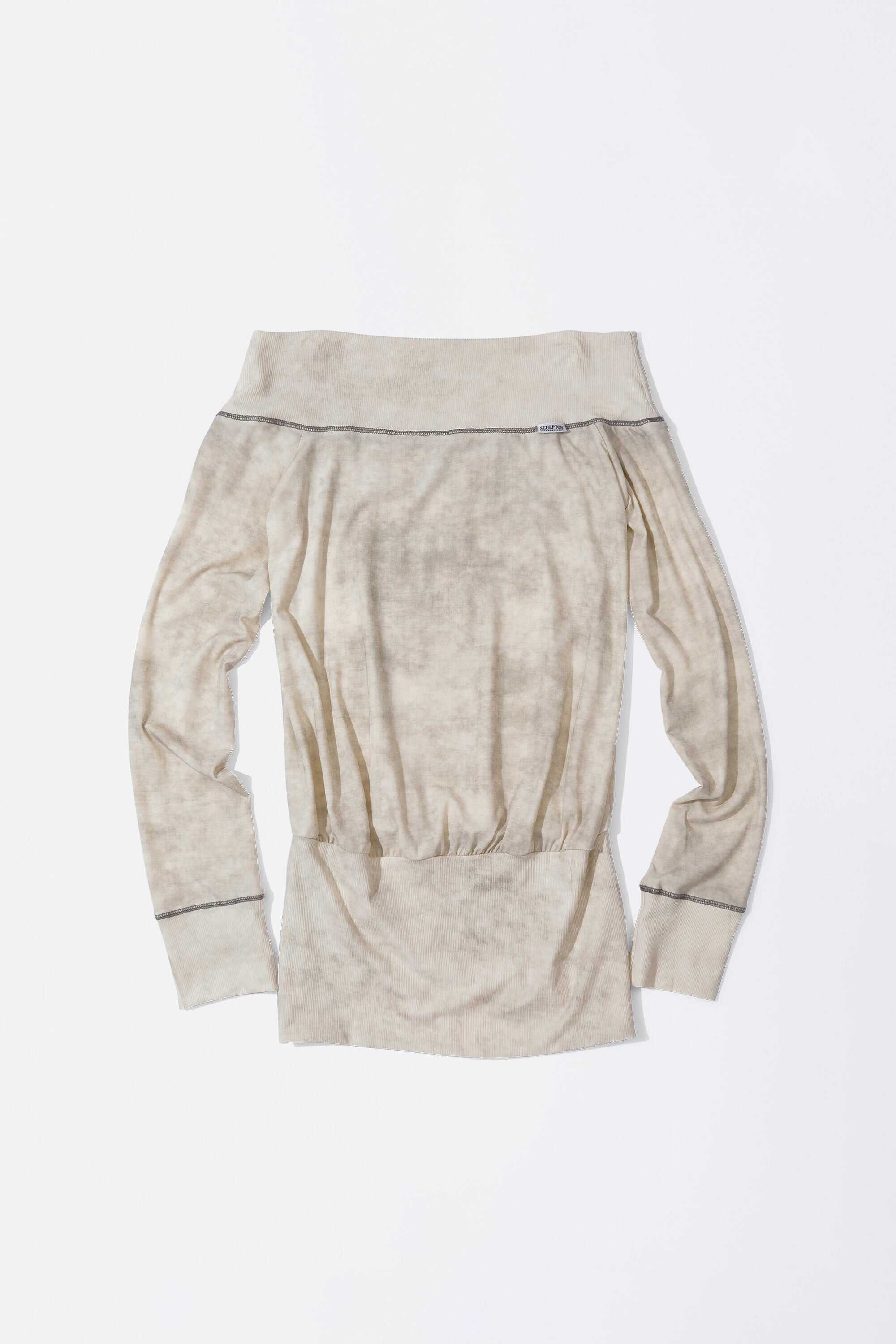 SCULPTOR Maui Off-Shoulder Dress Washed Raw