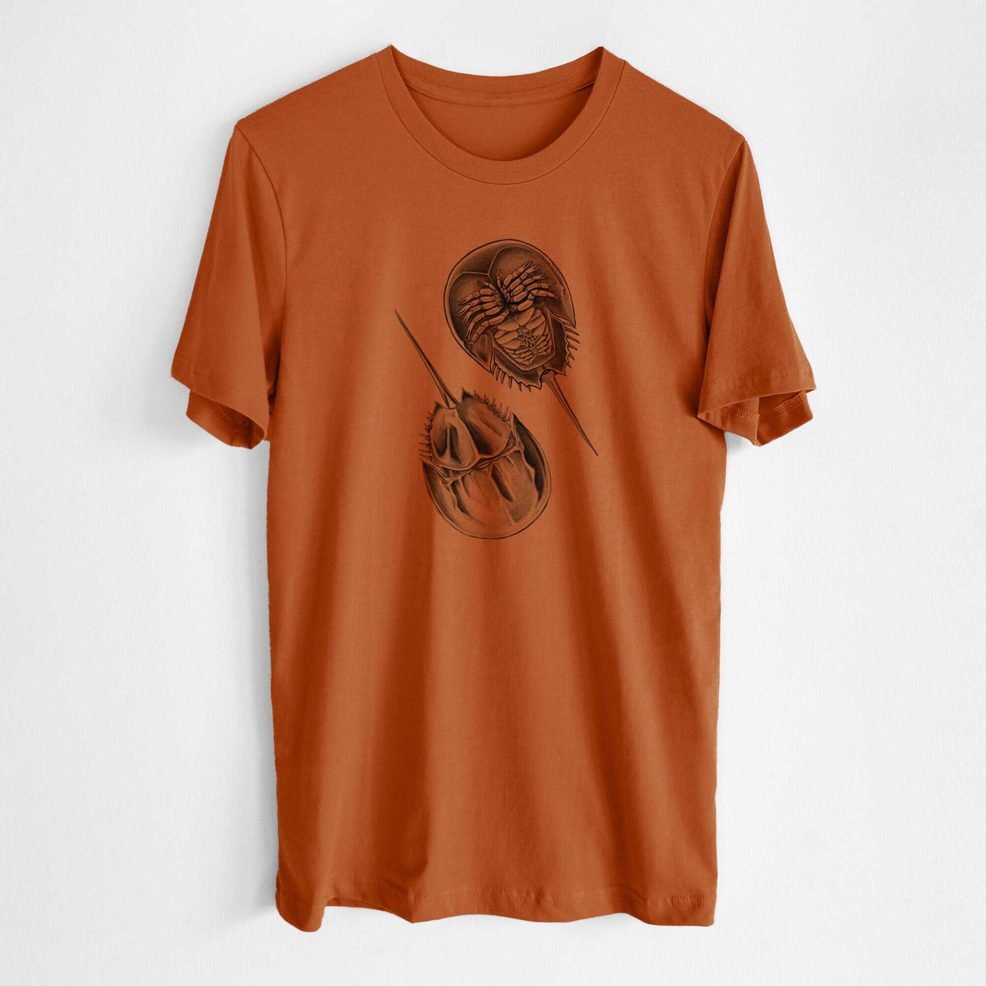 Atlantic Horseshoe Crab - Limulidae polyphemus - Lightweight 100% Cotton Unisex Crewneck