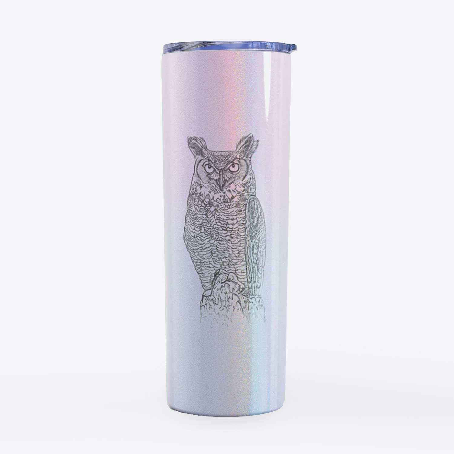 Bubo virginianus - Great Horned Owl - 20oz Skinny Tumbler