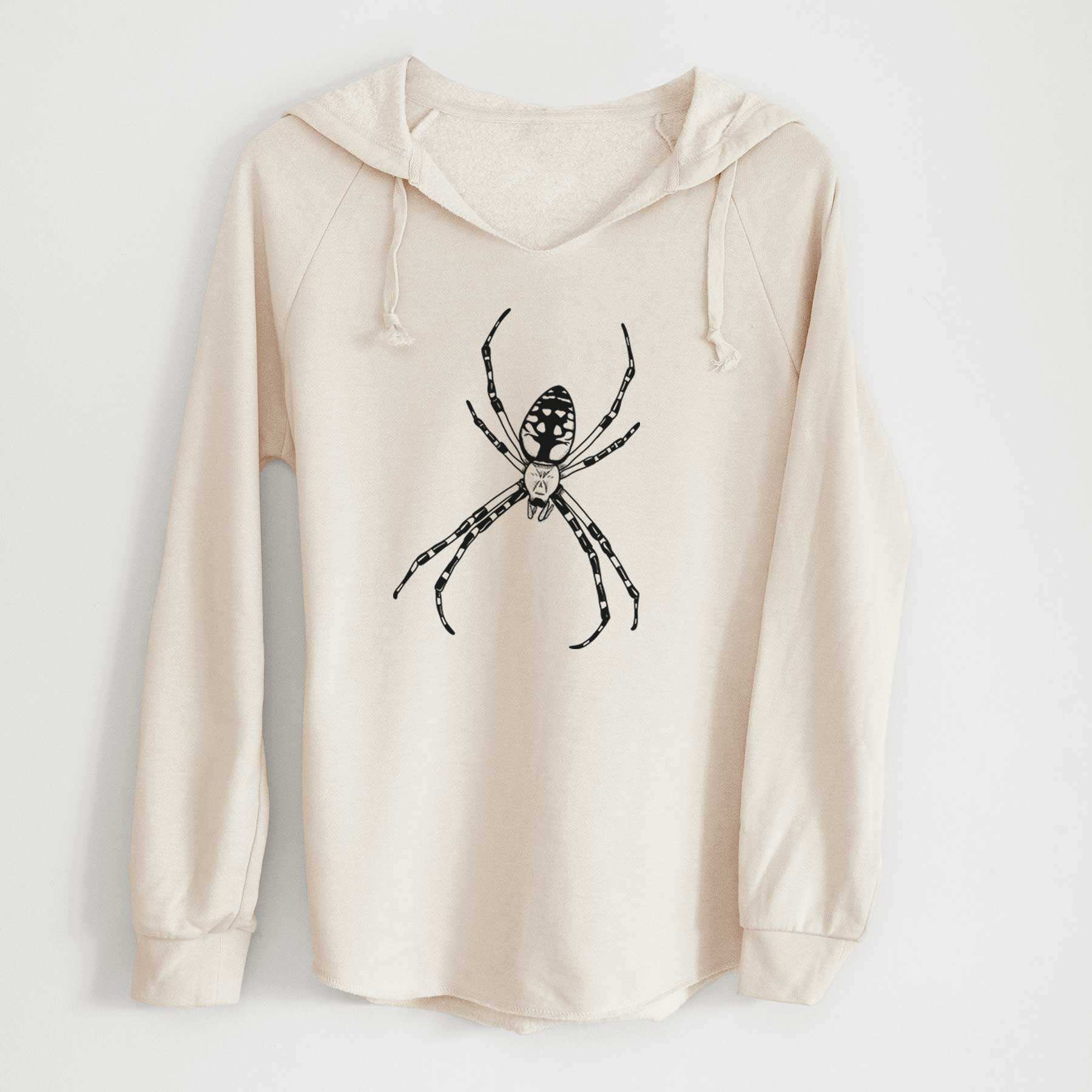 Argiope aurantia - Yellow Garden Spider - Cali Wave Hooded Sweatshirt