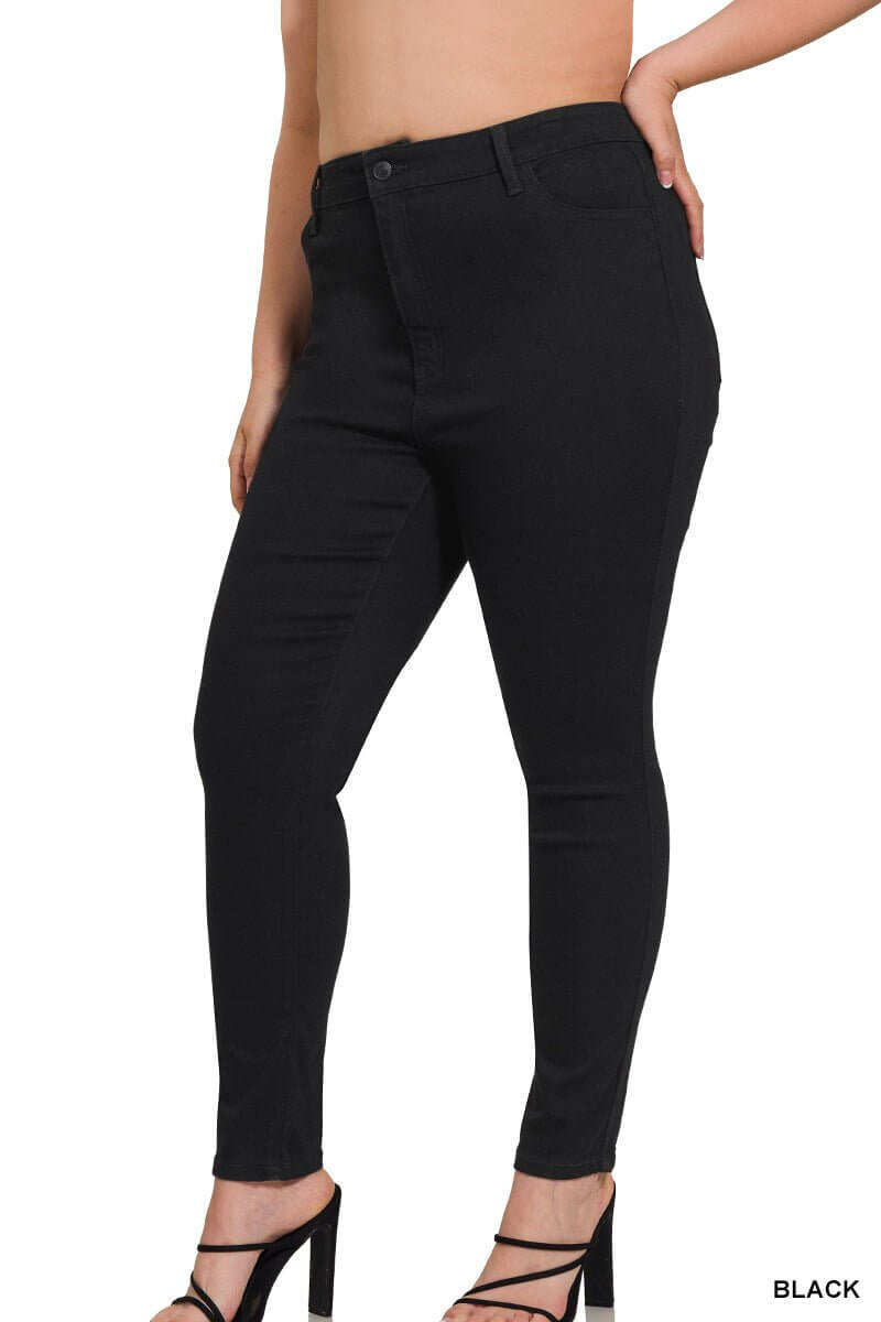 Black High Rise Skinny Jean
