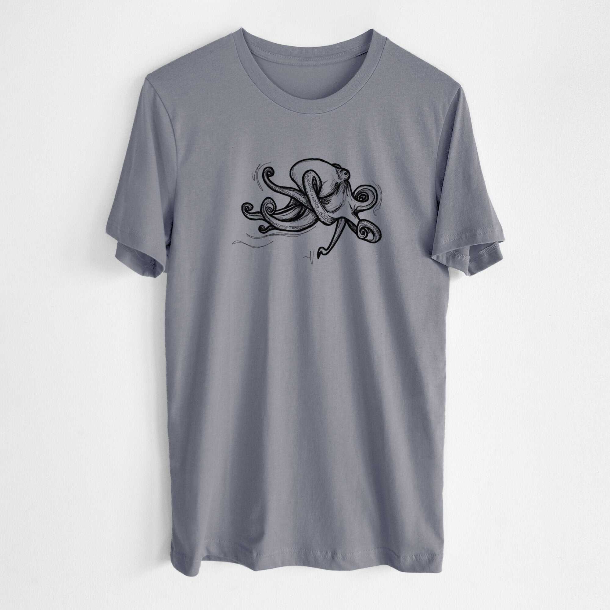 Giant Pacific Octopus - Lightweight 100% Cotton Unisex Crewneck