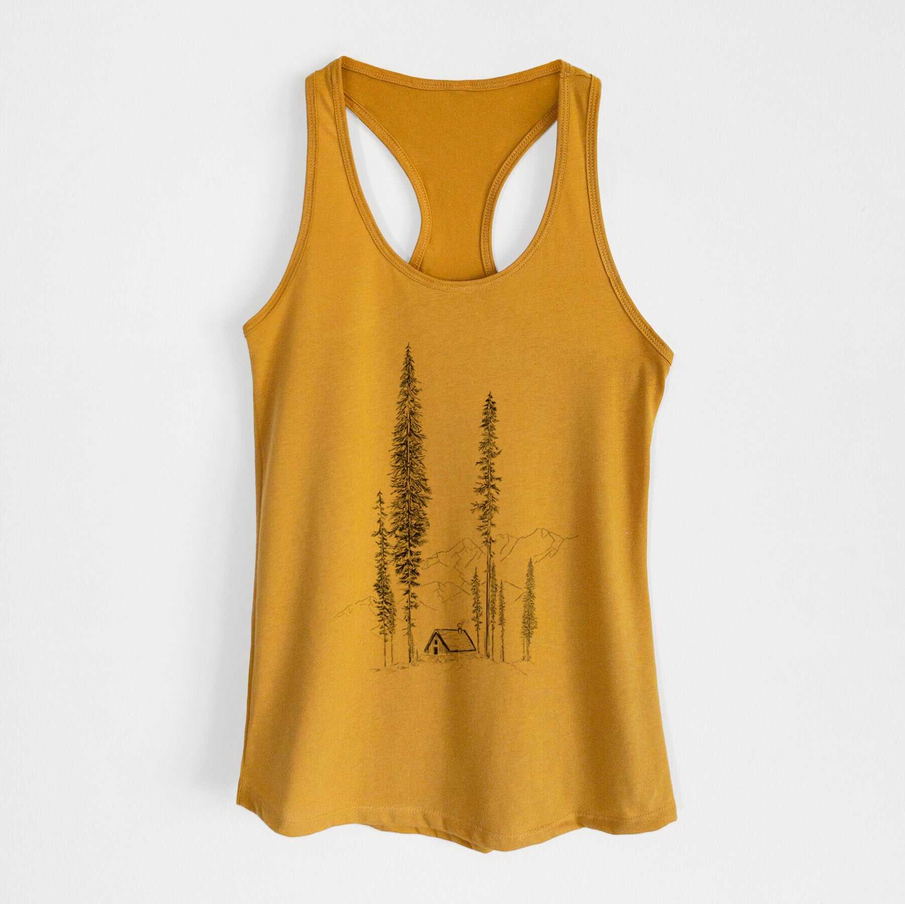 Mountain Pine Cabin Retreat - Women's Racerback Tanktop