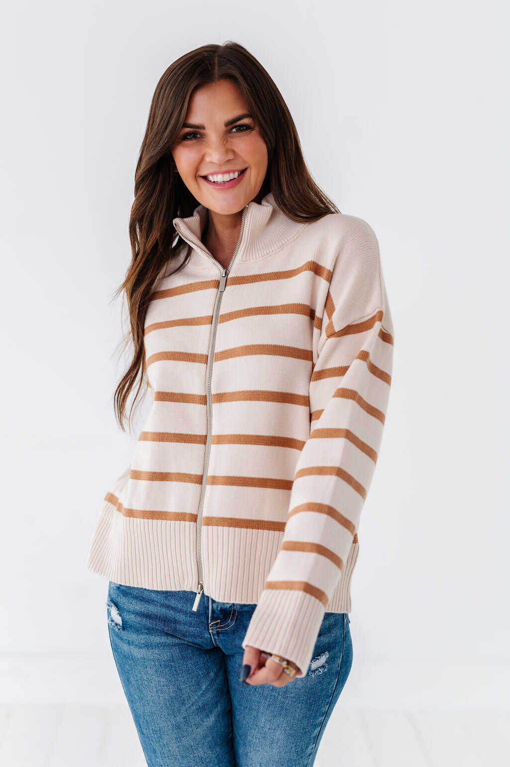 Sedona Zip Up Sweater - Size Small, Large, & XL Left