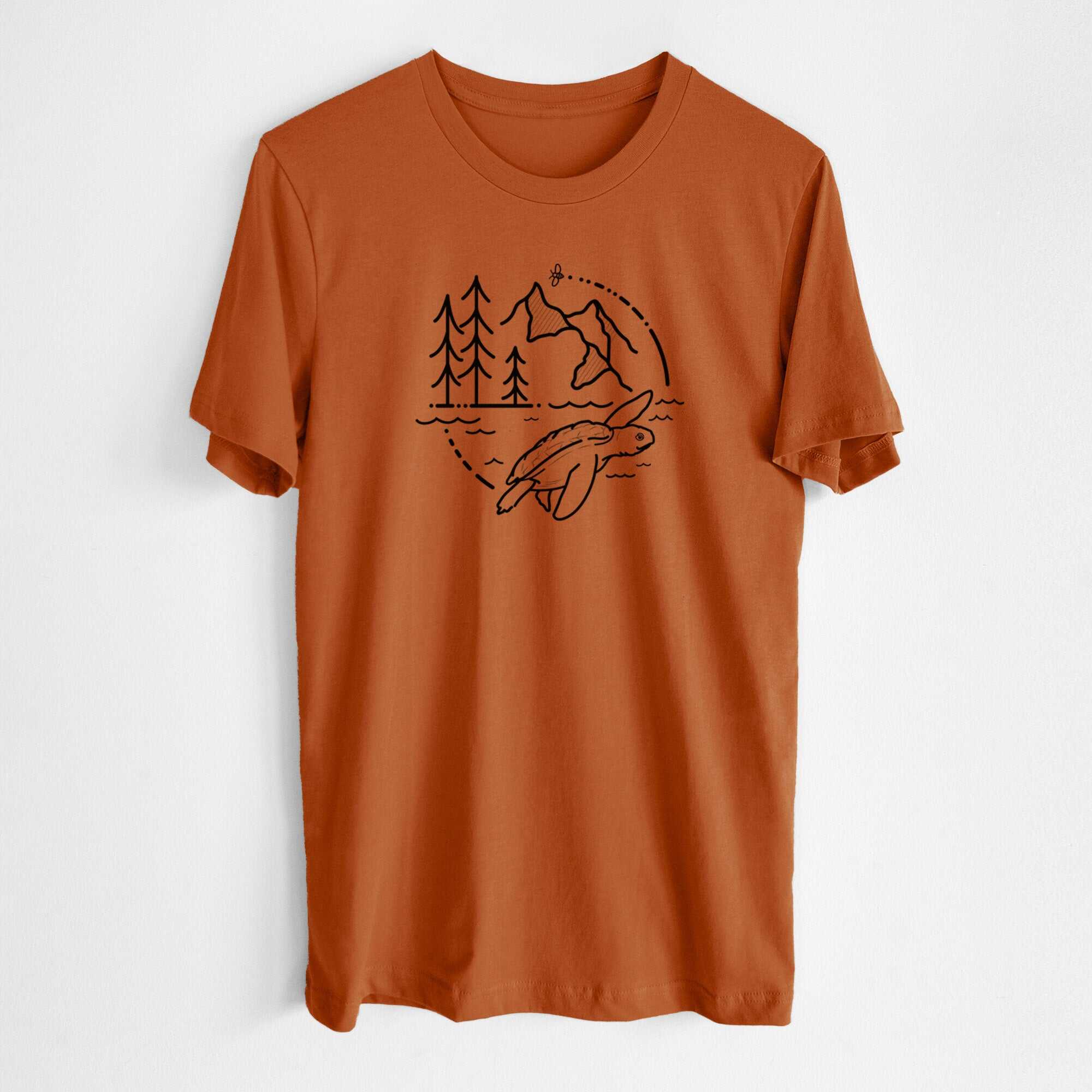 It's All Connected - Kemps Ridley Turtle - Lightweight 100% Cotton Unisex Crewneck