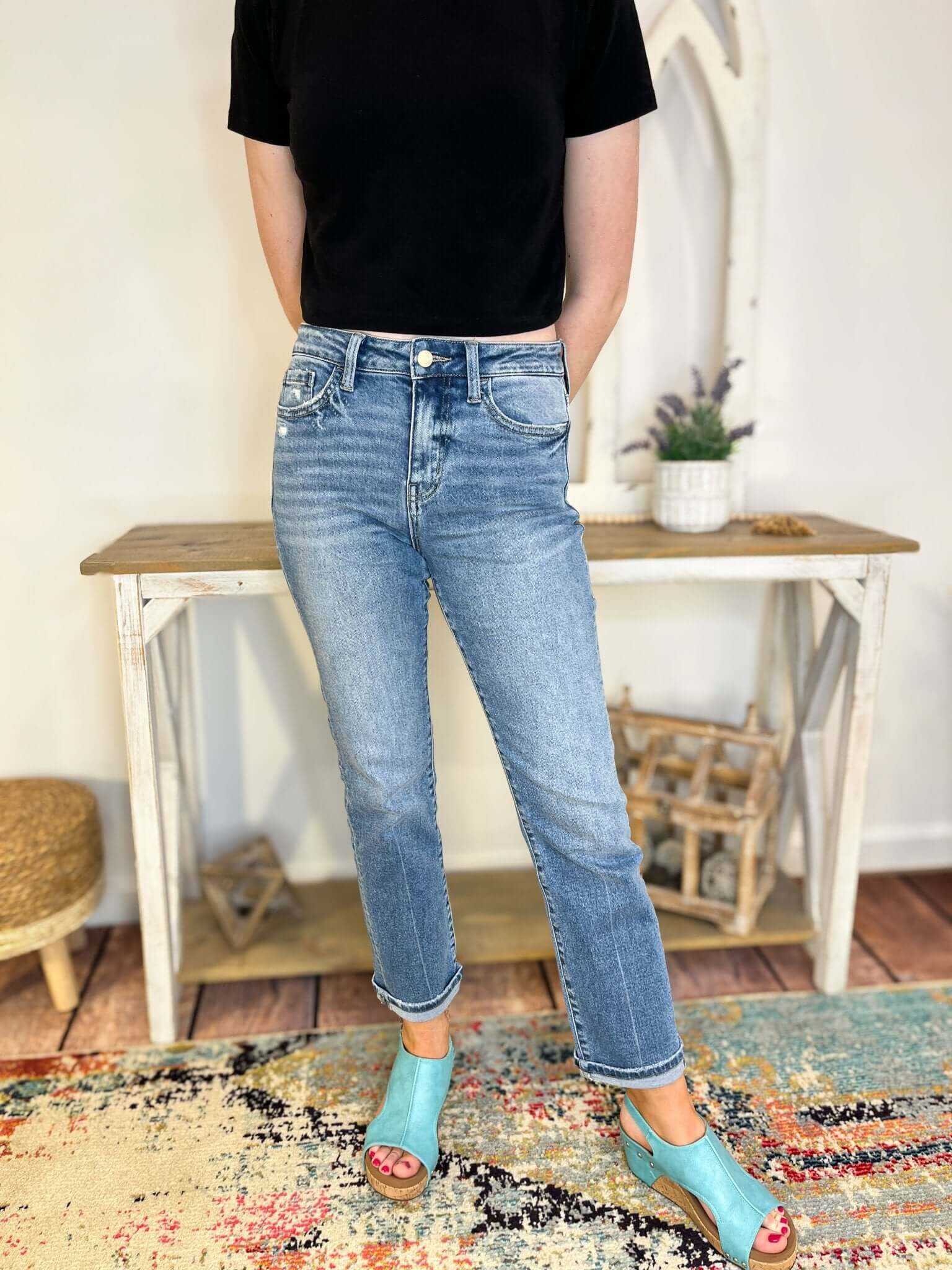 Lovervet by Vervet Apotheosis Slim Straight Jeans