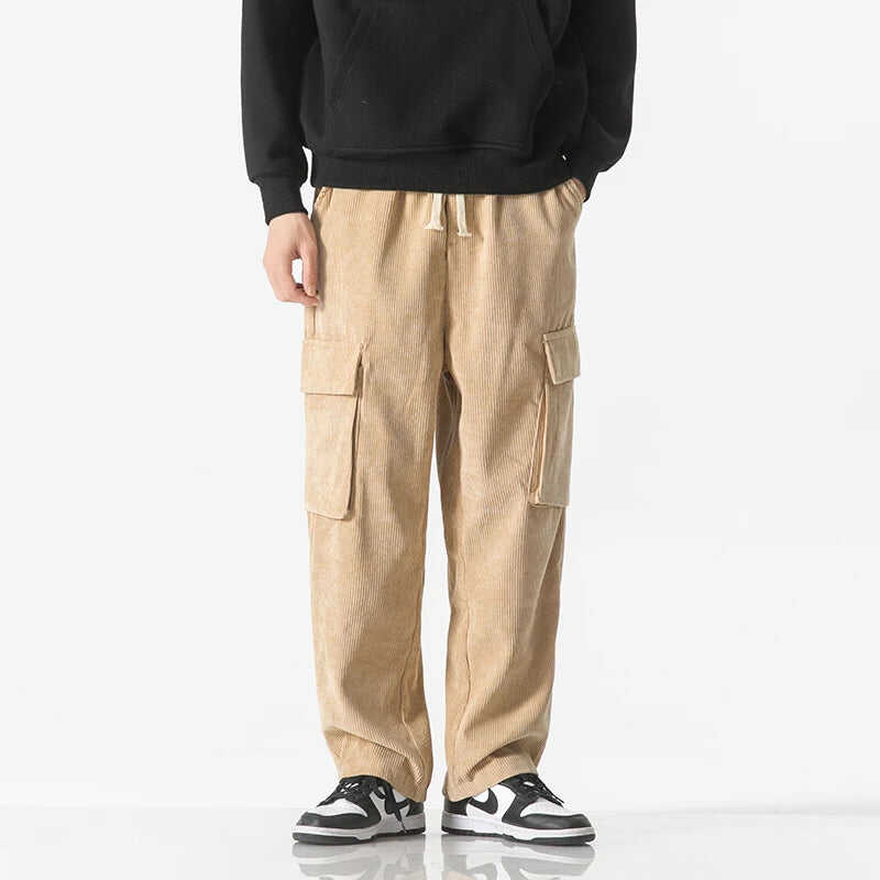CORDUROY CARGO PANTS