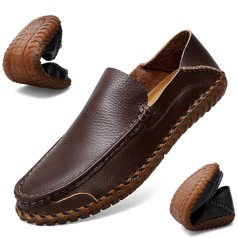 Men's Genuine Leather  Comfortable Lightweight Non-Slip Orthopedic Shoes