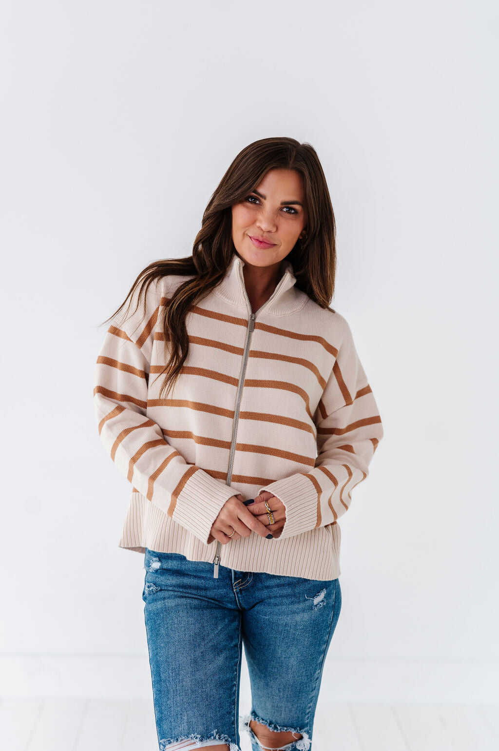 Sedona Zip Up Sweater - Size Small, Large, & XL Left