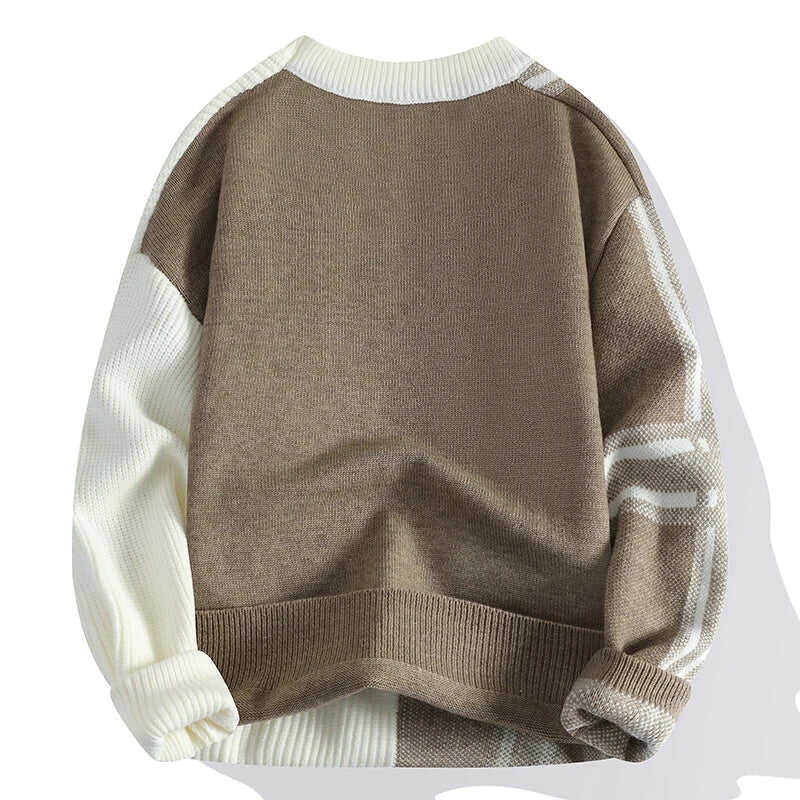 CROSSLINE THICK KNIT SWEATER