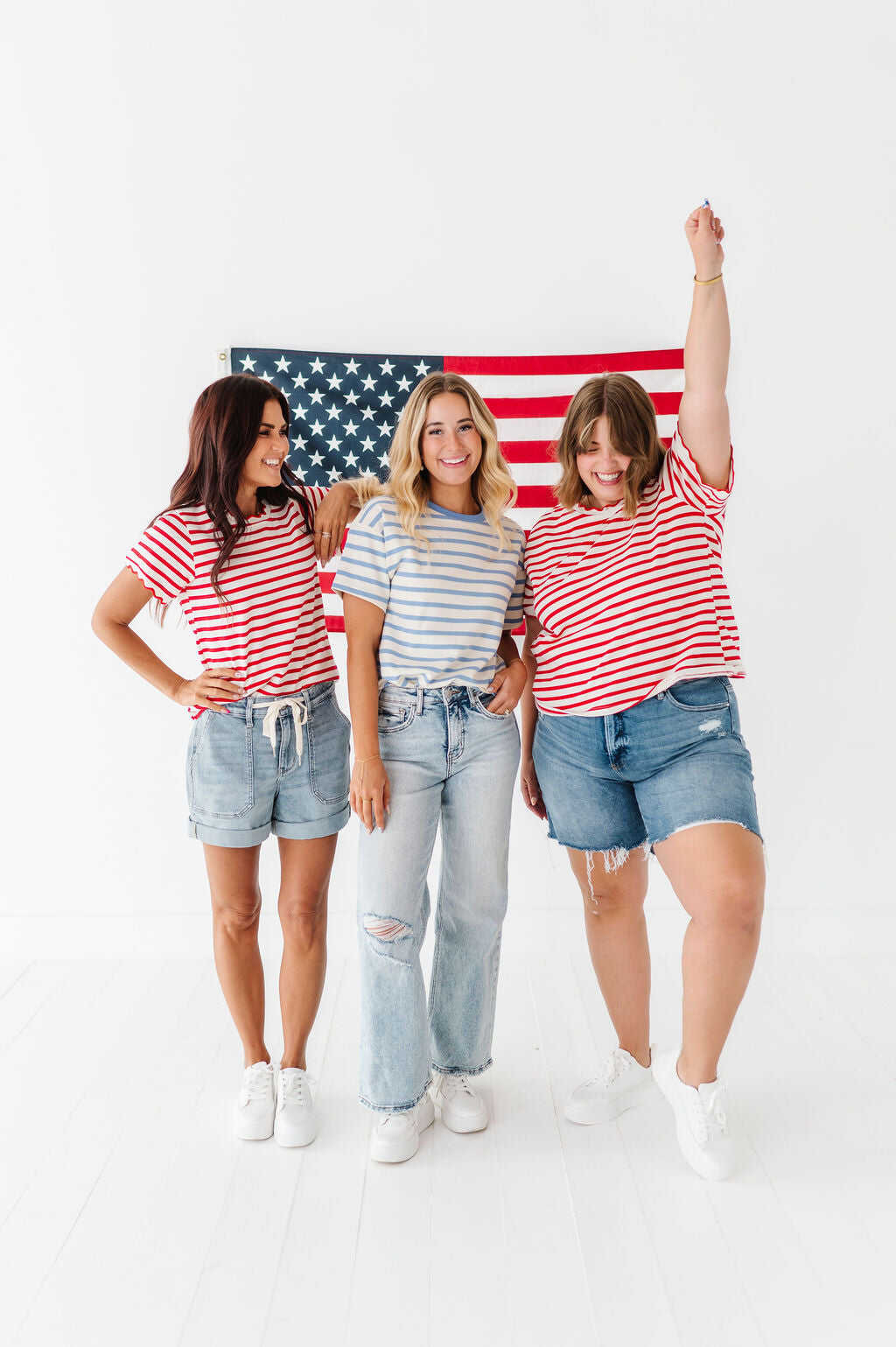 Lincoln Striped Top - Size 3XL Left