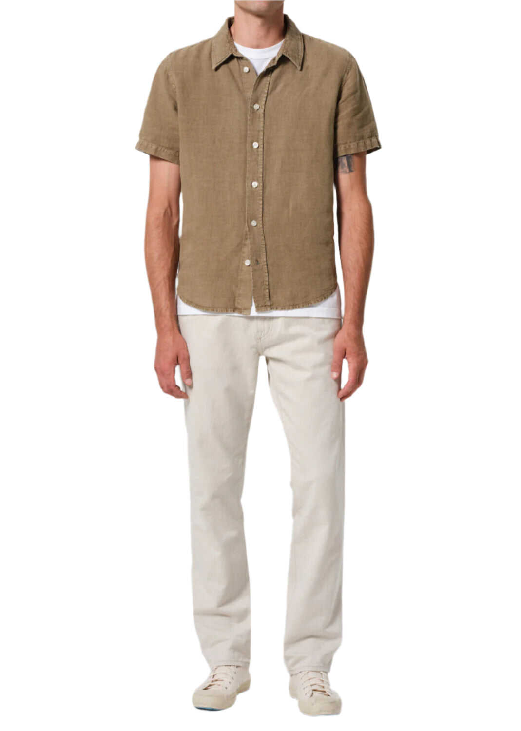 Citizens of Humanity Elijah Relaxed Straight in Stretch Linen