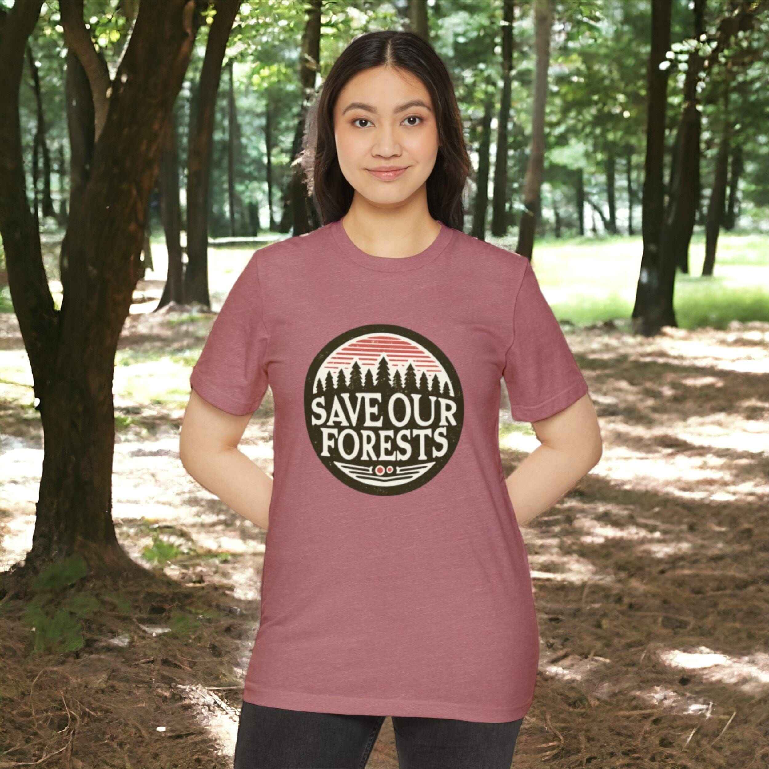 Save Our Forests, Recycled Organic T-Shirt