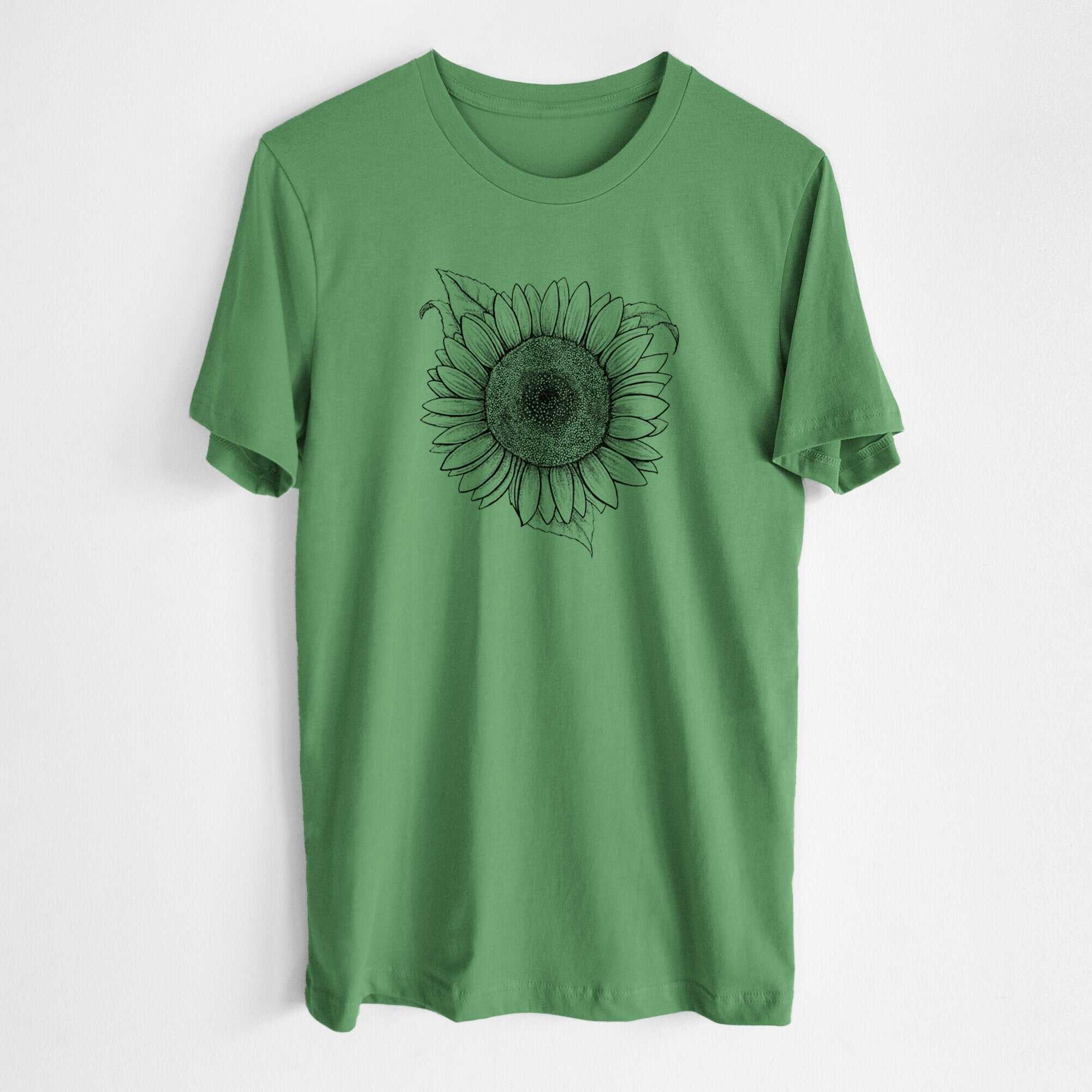 Lemon Queen Sunflower - Helianthus Annuus - Lightweight 100% Cotton Unisex Crewneck