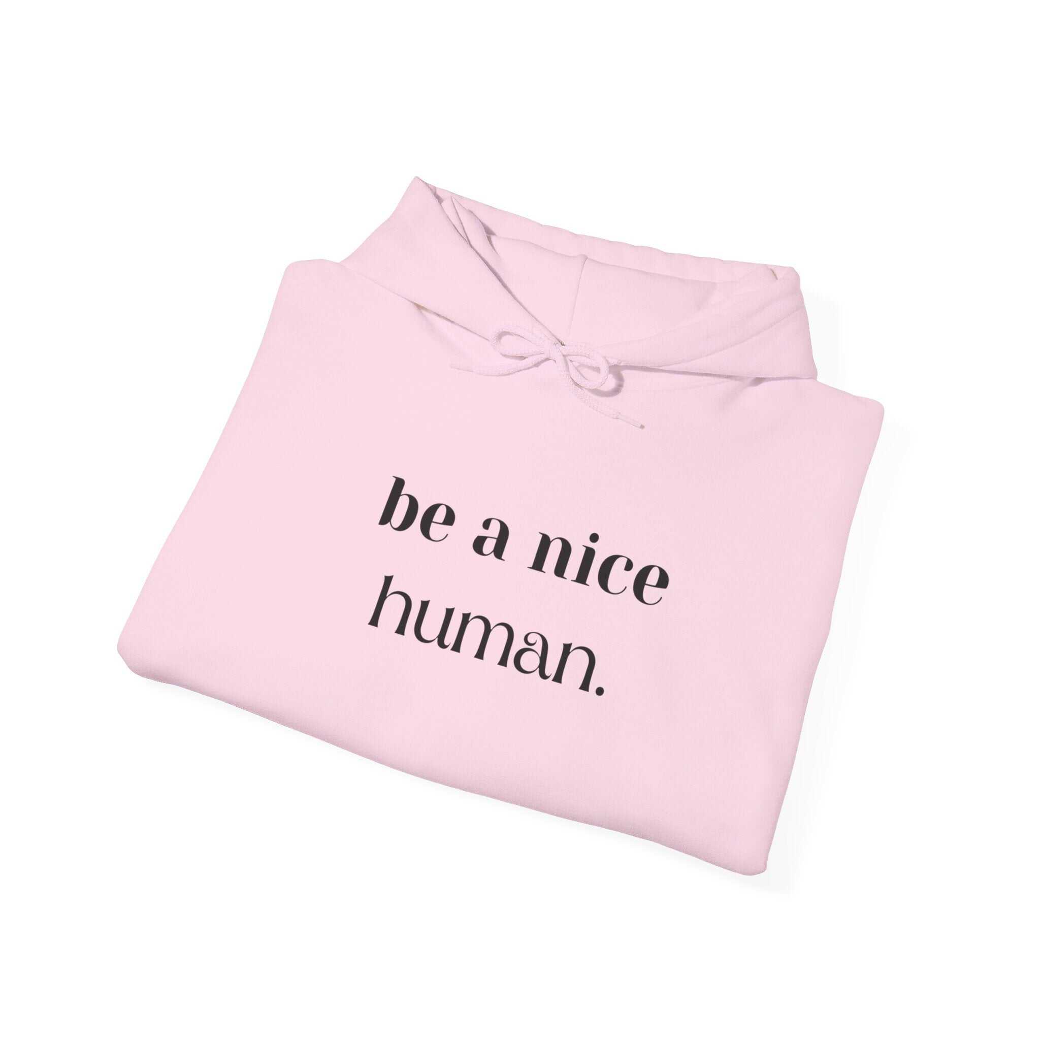 ZCKBDBe a nice human.. Unisex Heavy Blend™ Hooded Sweatshirt