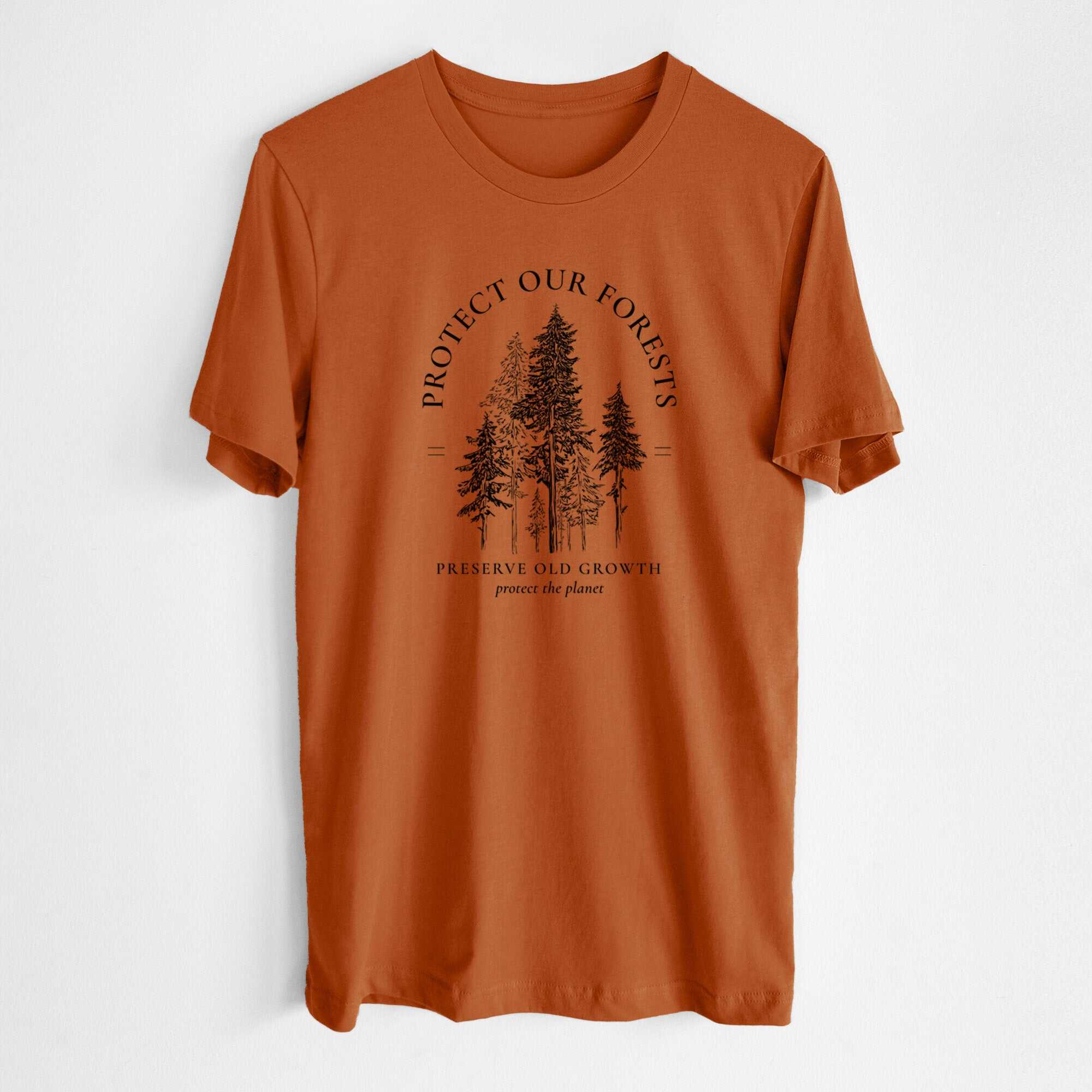 Protect our Forests - Preserve Old Growth - Lightweight 100% Cotton Unisex Crewneck