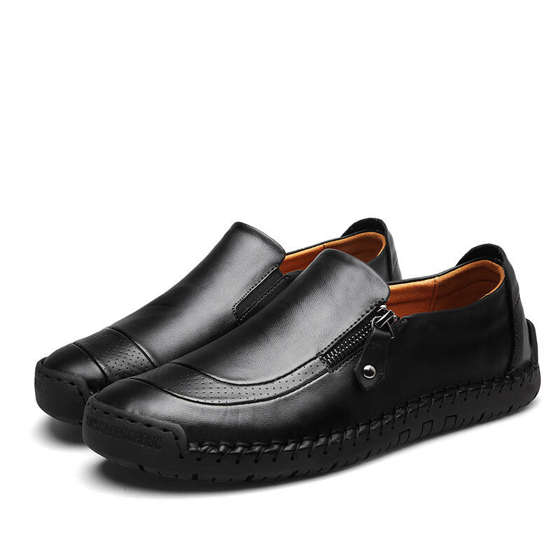 Men's Genuine Leather Casual Lightweight Handmade Loafer Shoes