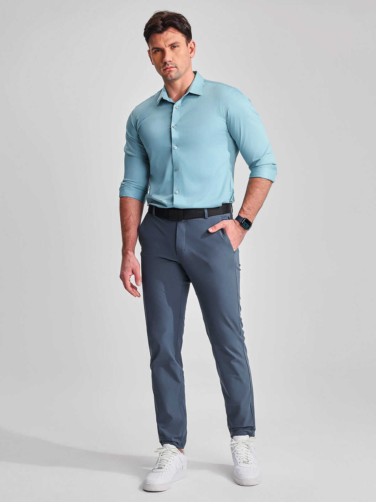M's Commission Everyday Performance Chino Pants Olive Brown